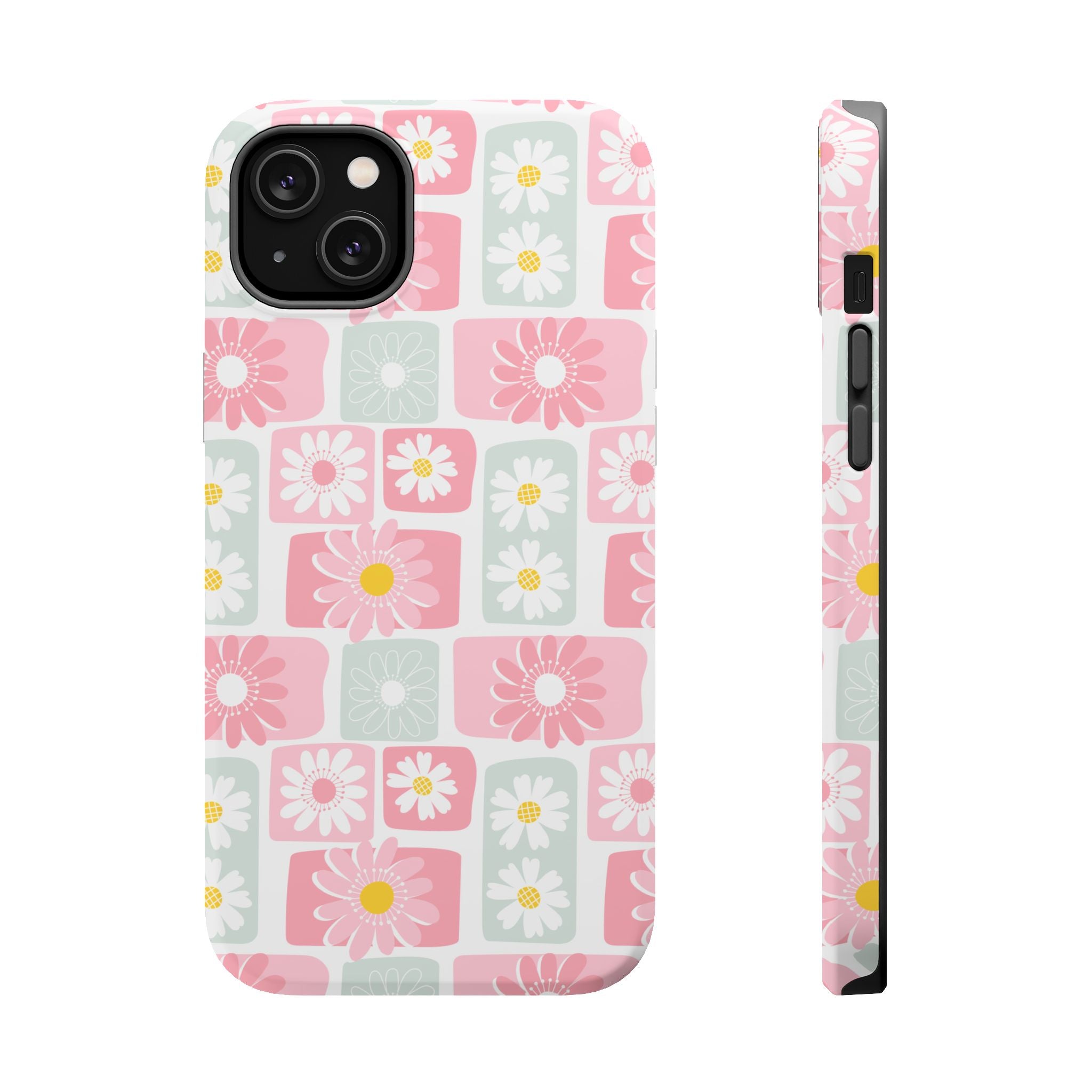 Daisy Craze | Checkered Floral Case