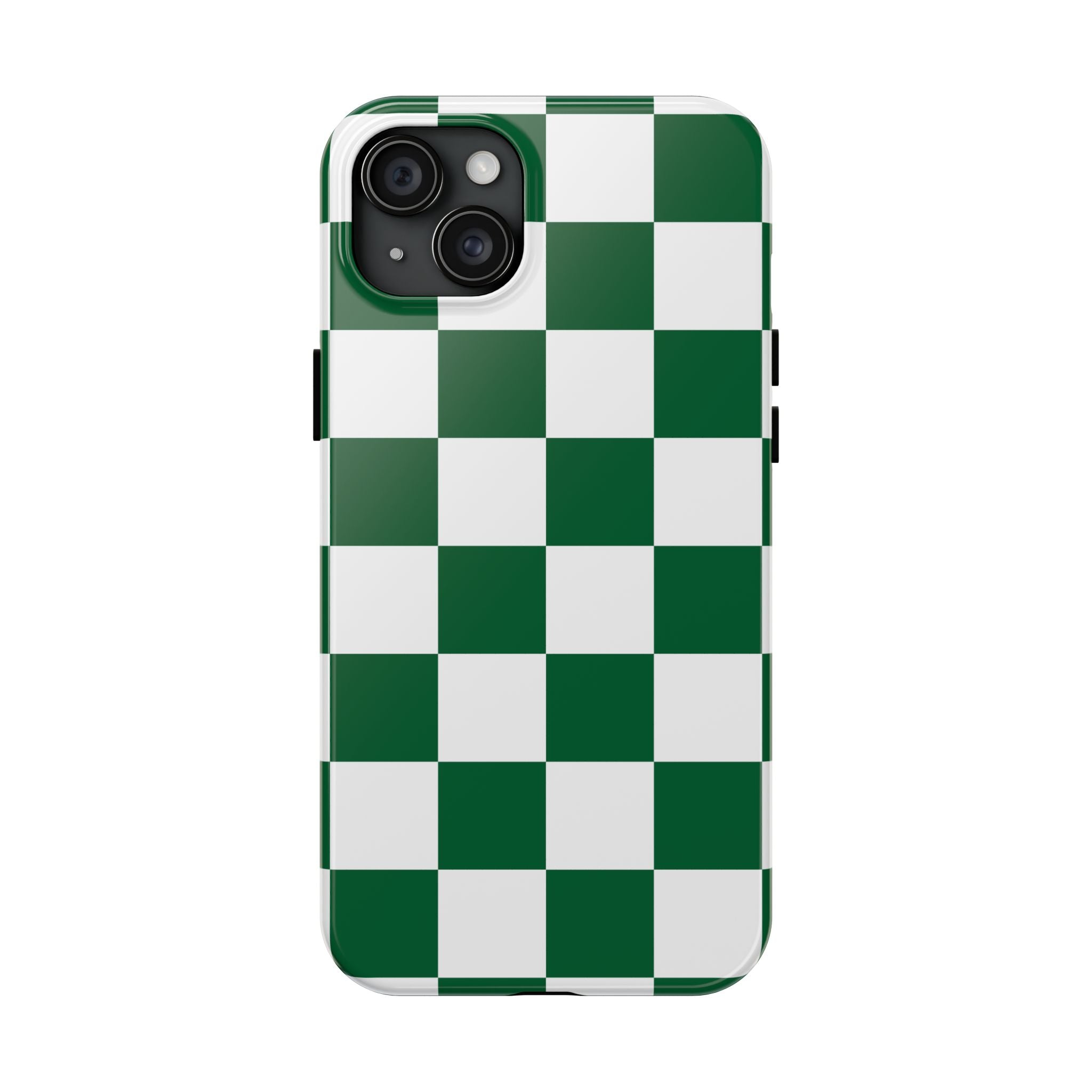 Effortlessly Chic | Green Checkered Case