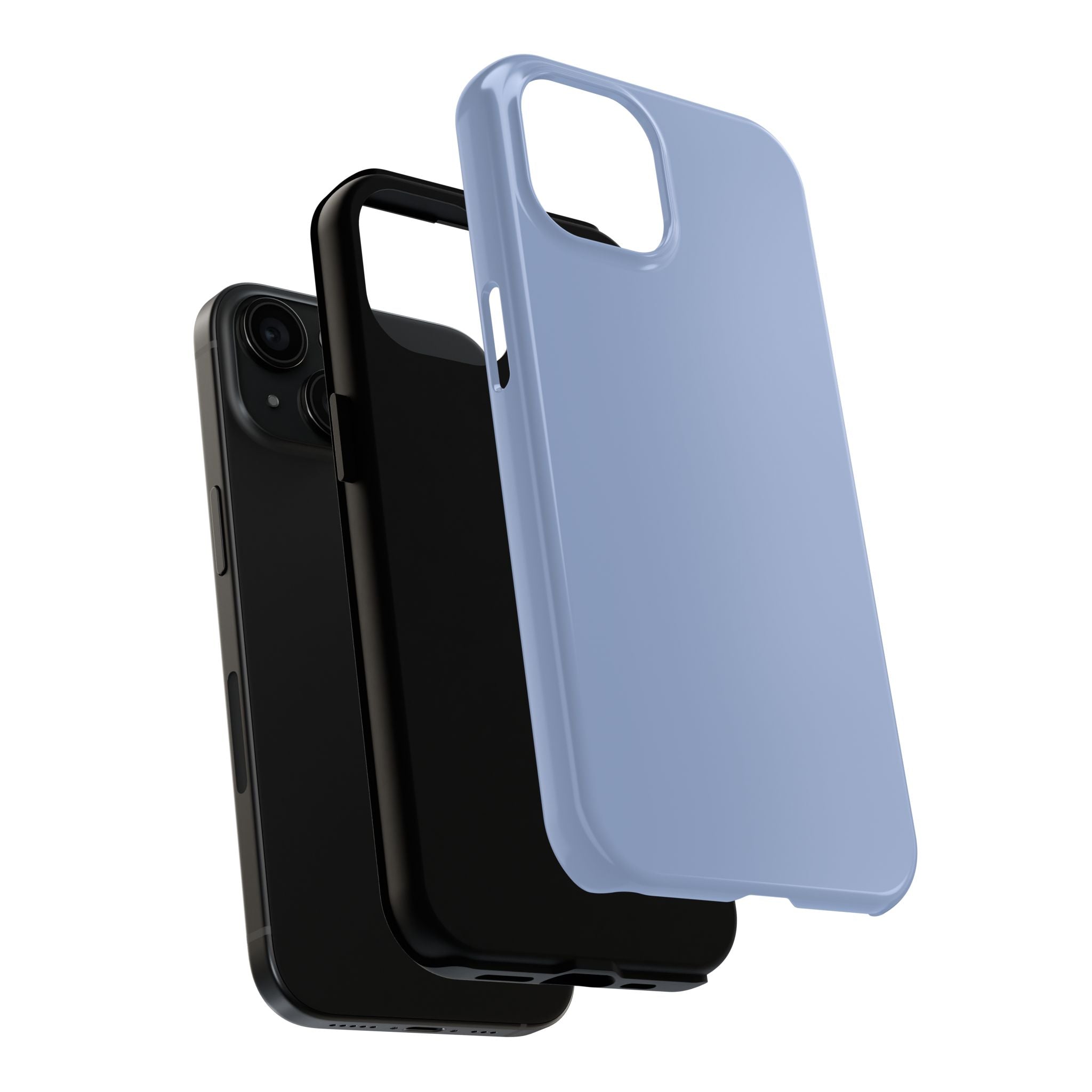 Blue Velvet iPhone 16 case with sleek design and durable protection, highlighting its cute and stylish look.