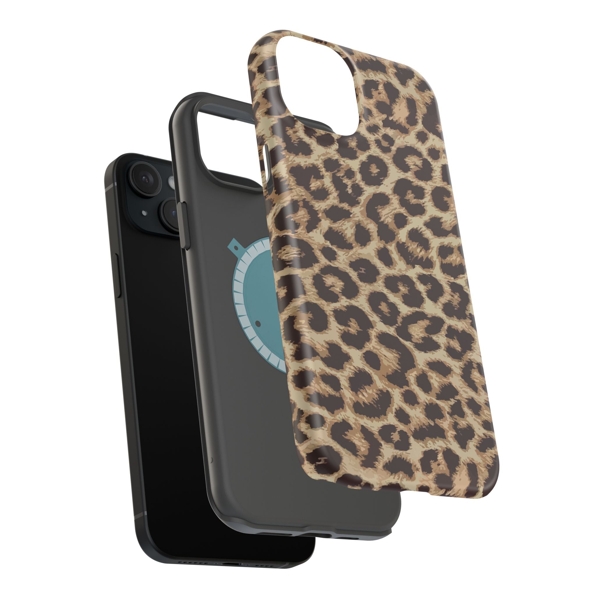 Stylish leopard print Savannah Rush Cheetah Case for iPhone 16 with MagSafe, offering bold protection and cute design.