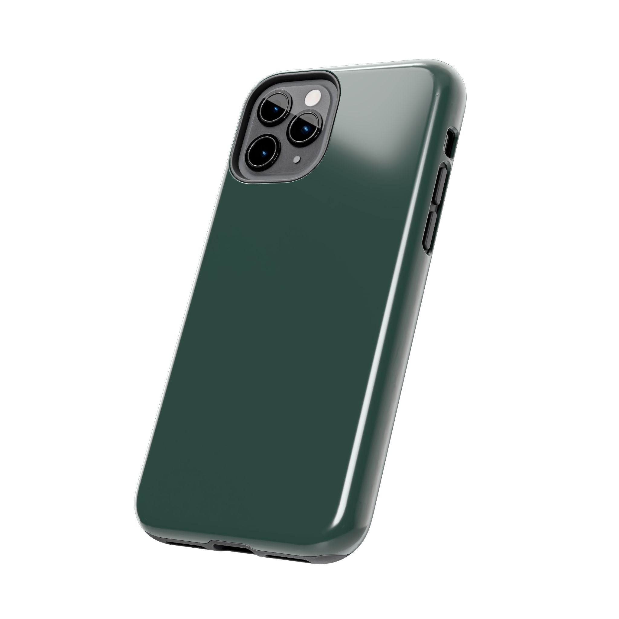 Solid green phone case for iPhone 16, cute and protective, adds a pop of color to your device.