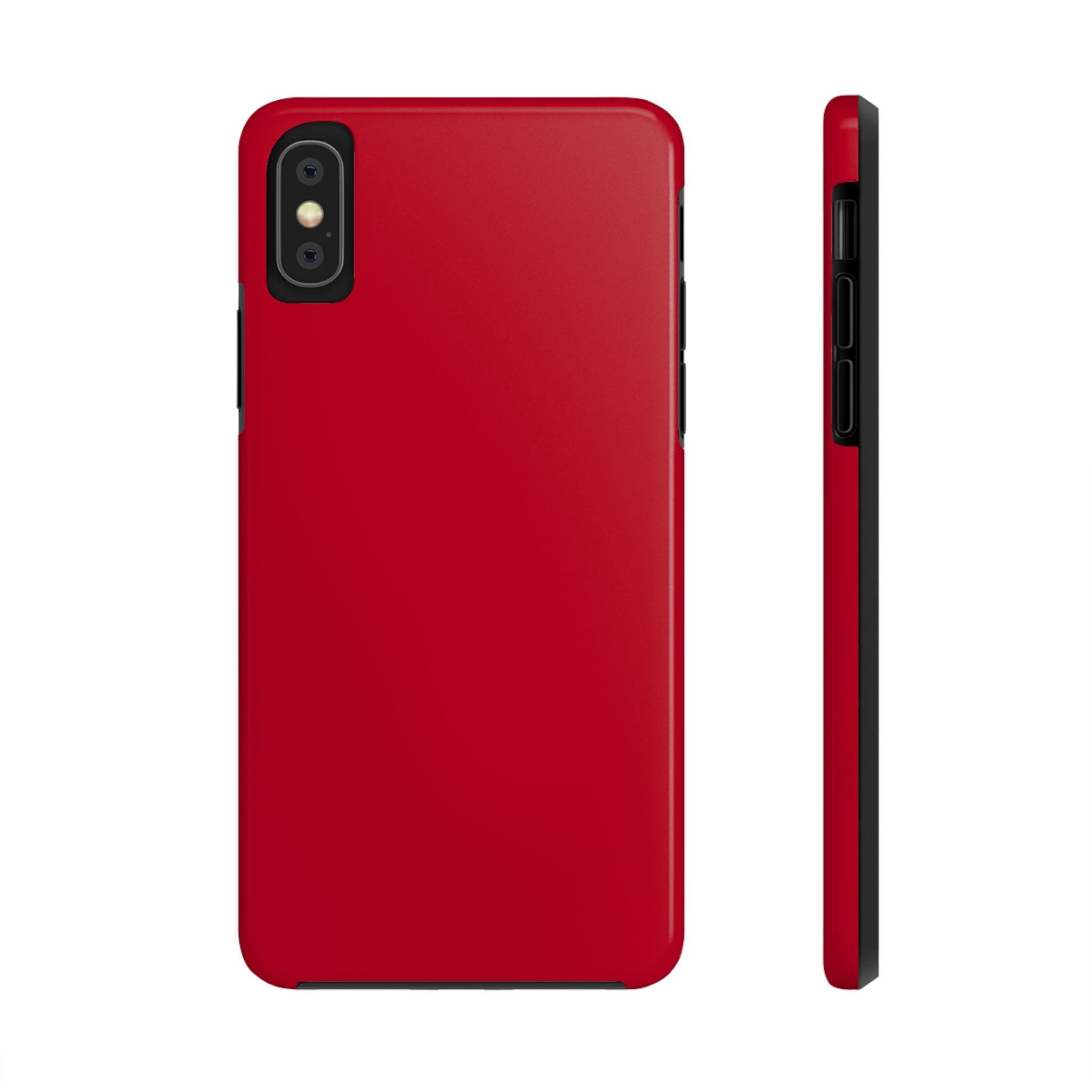 Candy Apple Solid Red iPhone 16 case with stylish design and protective cover. Cute phone case for enhanced aesthetic appeal.