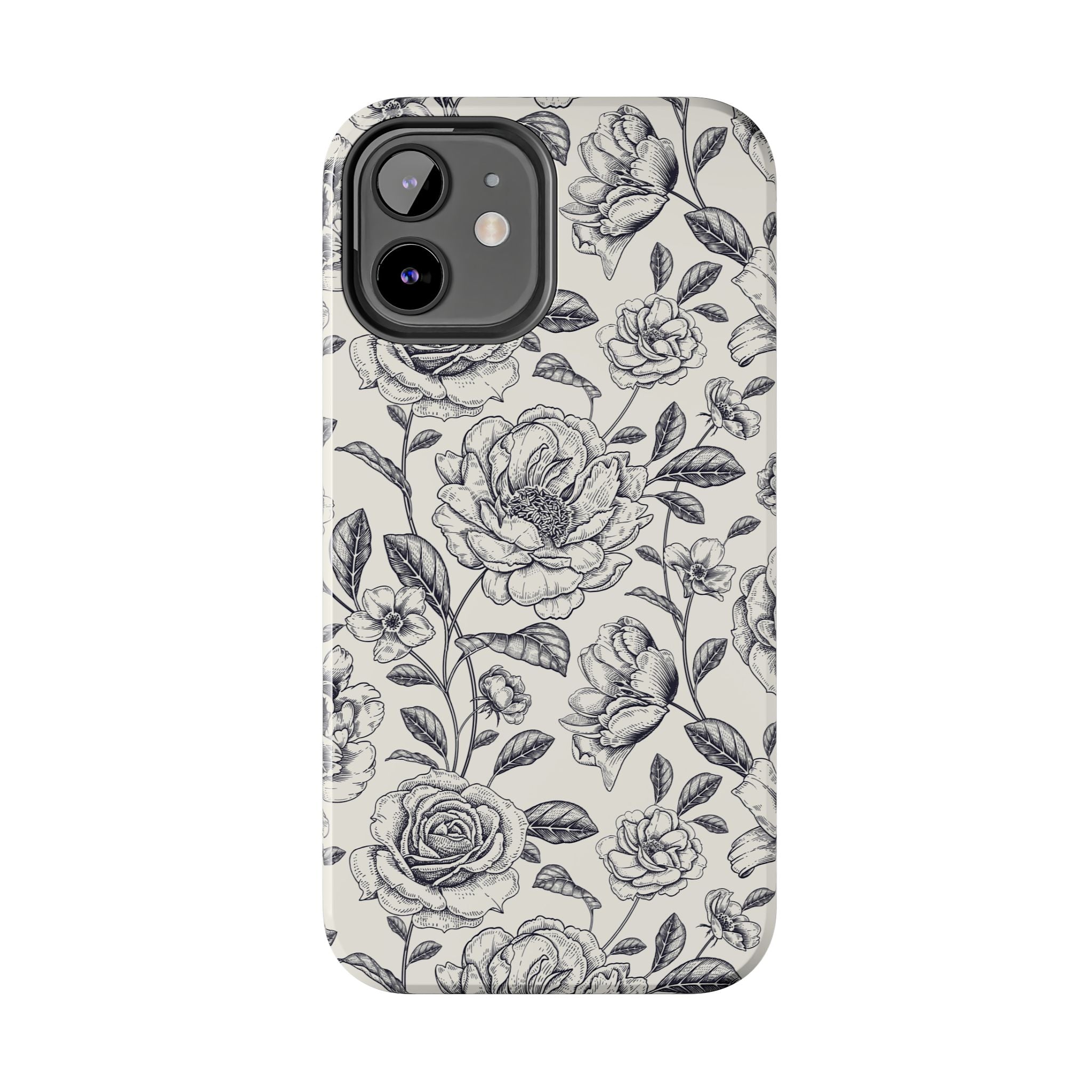 Vintage Memories | Black Flower Case