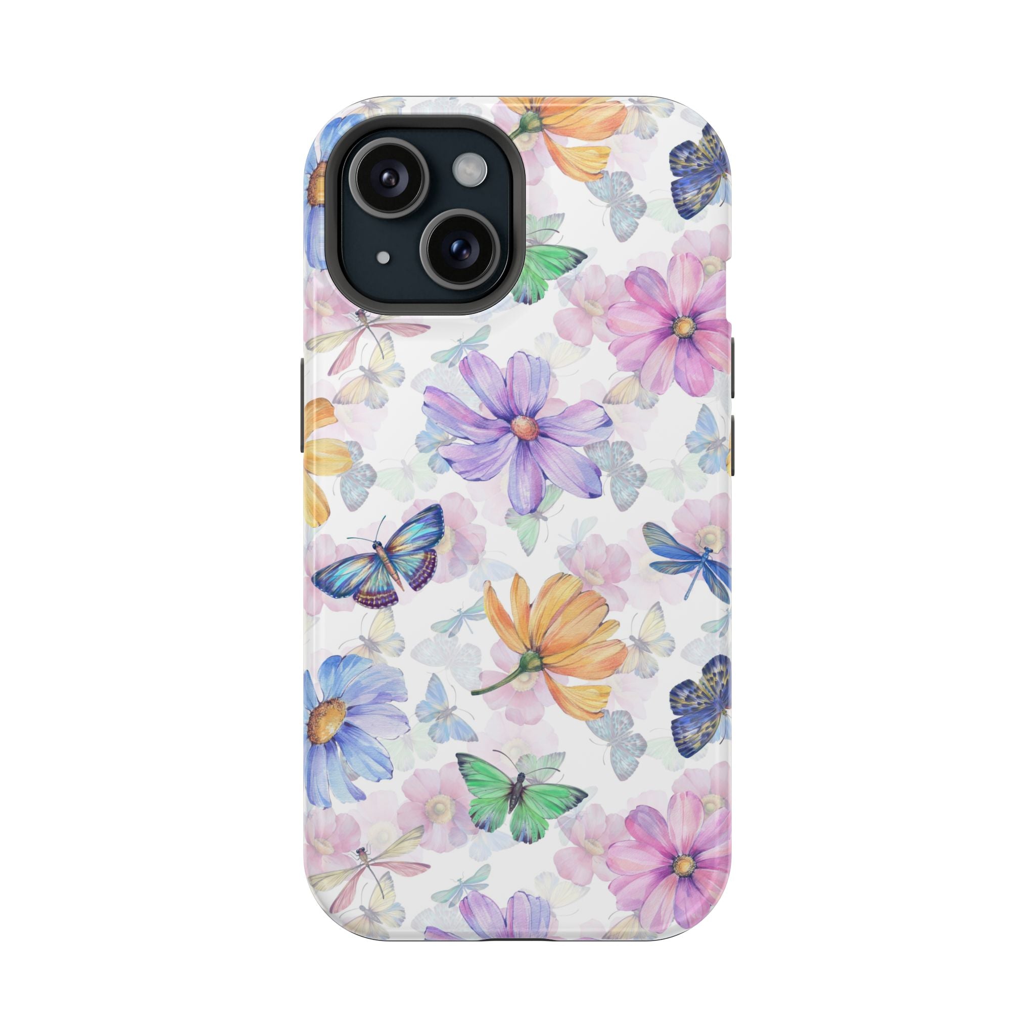 Fluttering Blooms | Watercolor Butterfly Case