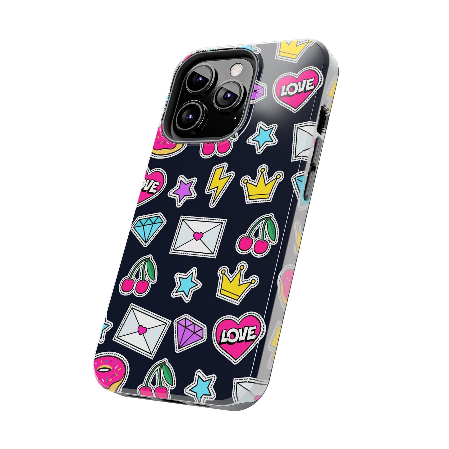 Cute Stickers | Black Case