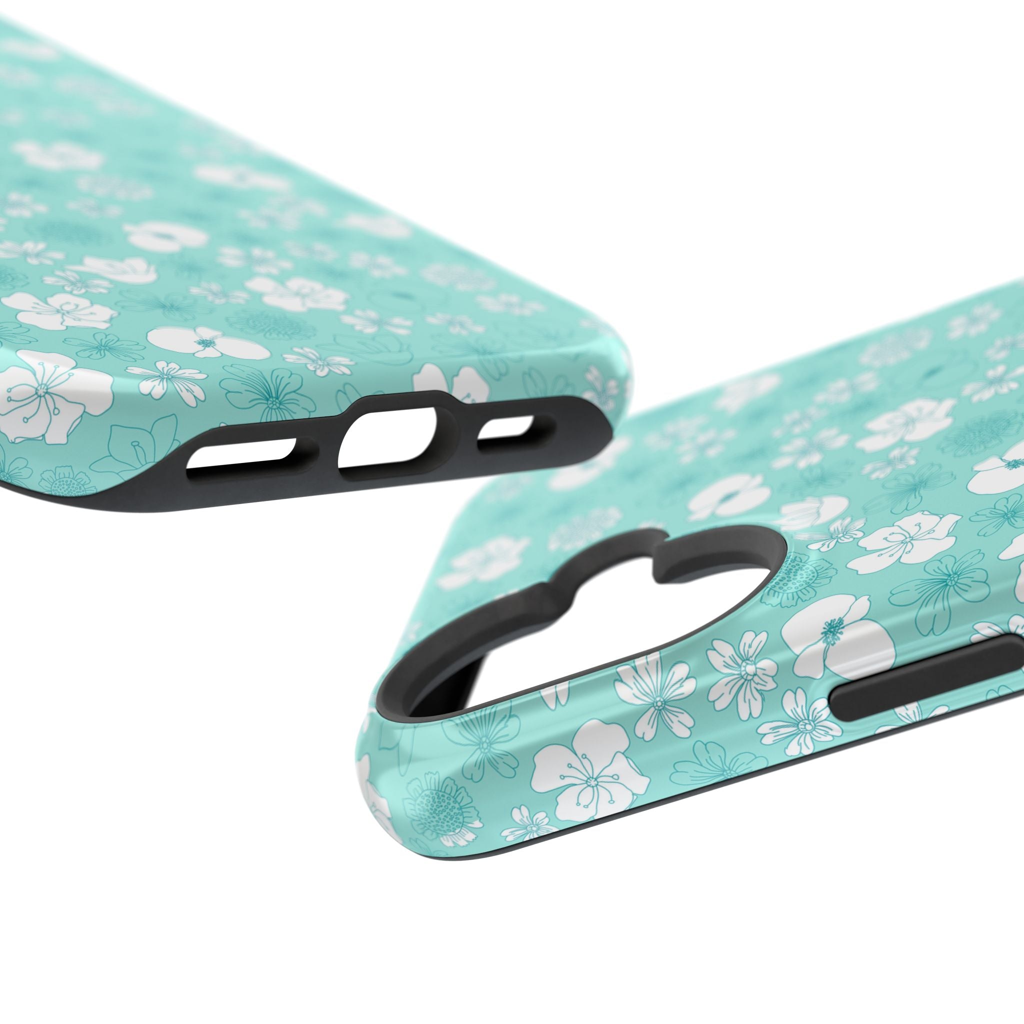 Floral Frost | Teal Floral Case