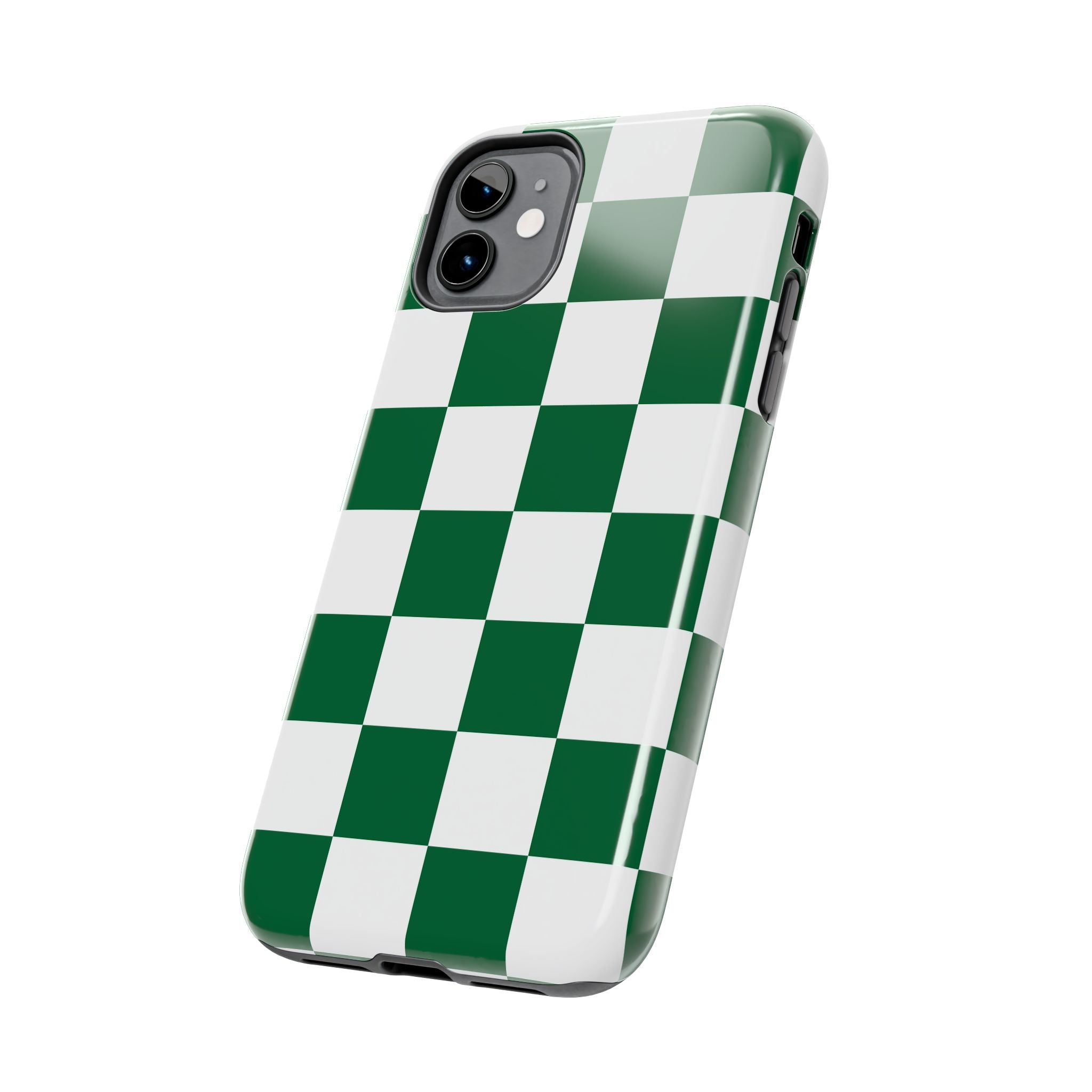 Effortlessly Chic | Green Checkered Case