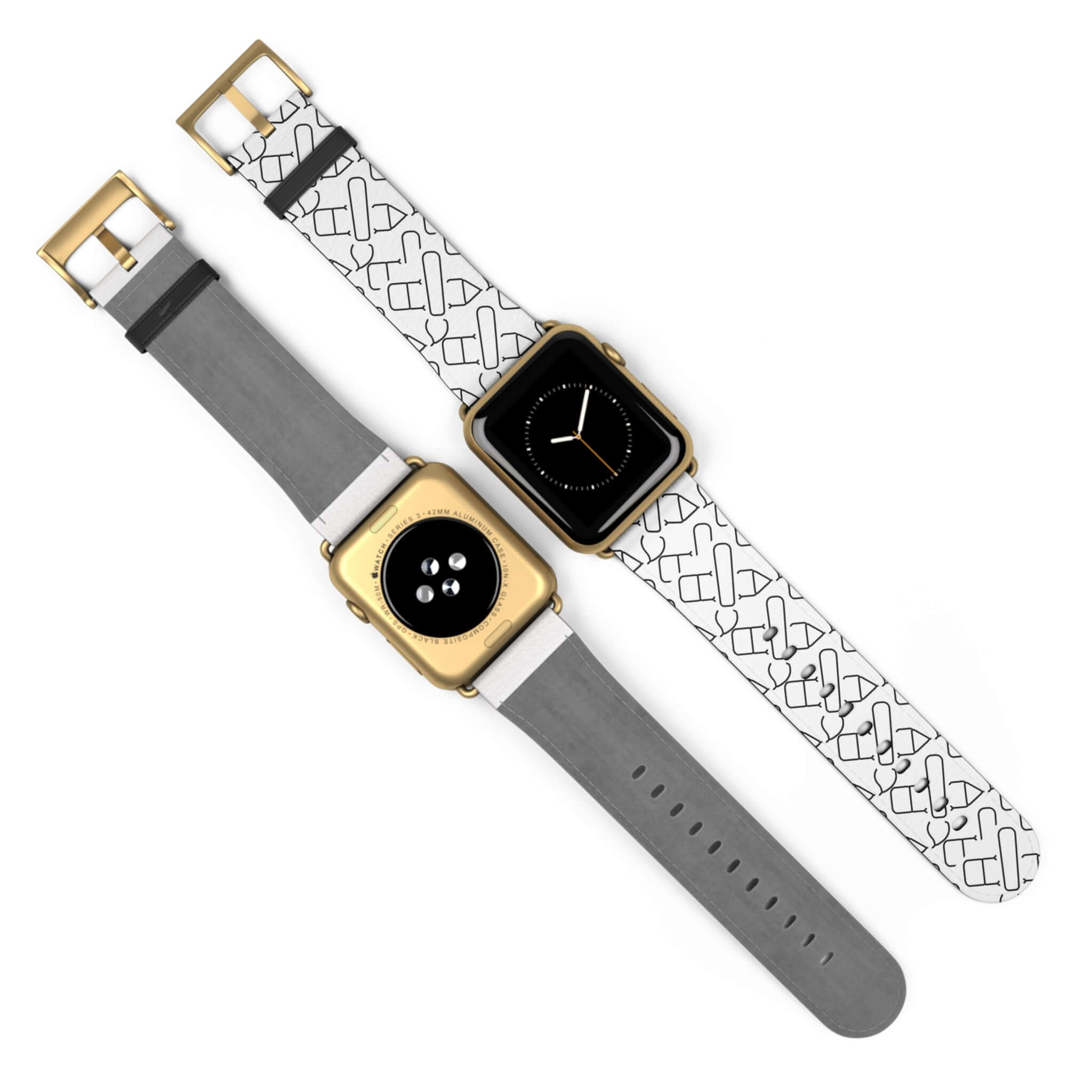 Personalized Apple Watch bands with unique designs, perfect for customizing tech or gifting, featuring trendy and stylish patterns.