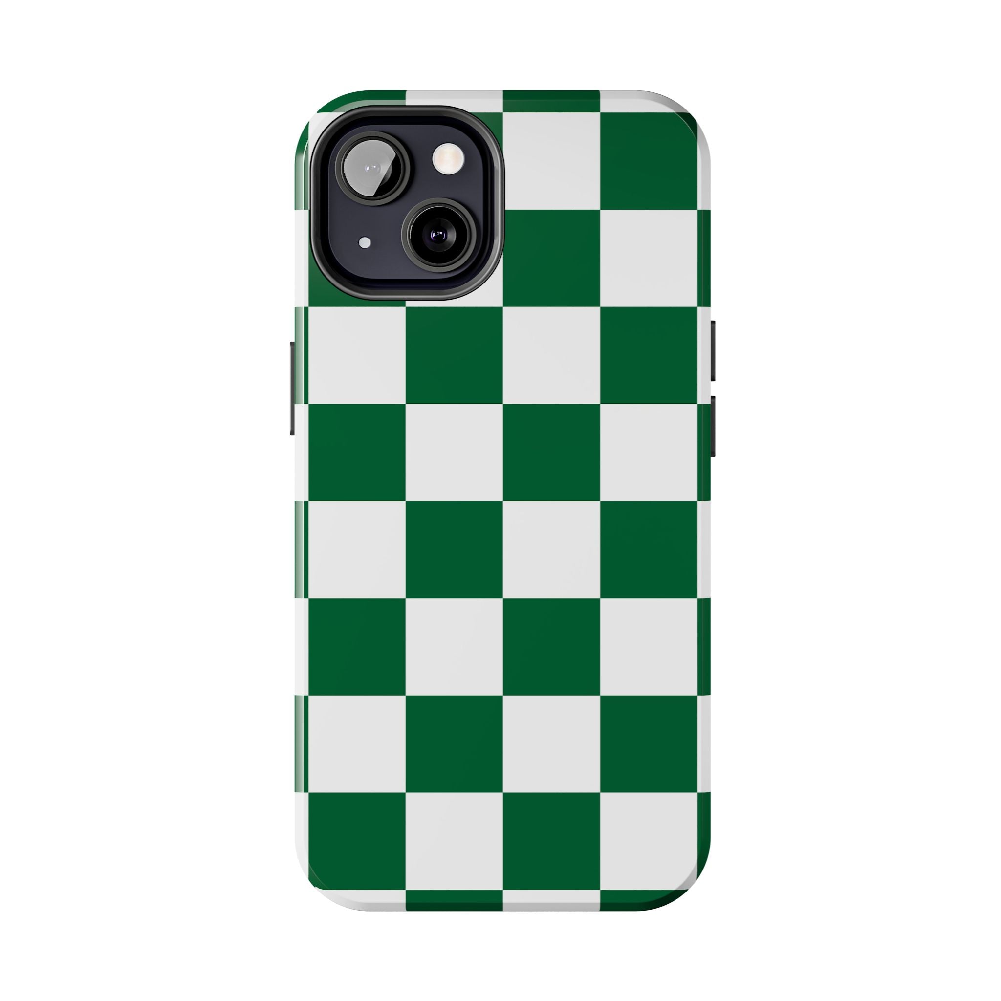 Effortlessly Chic | Green Checkered Case