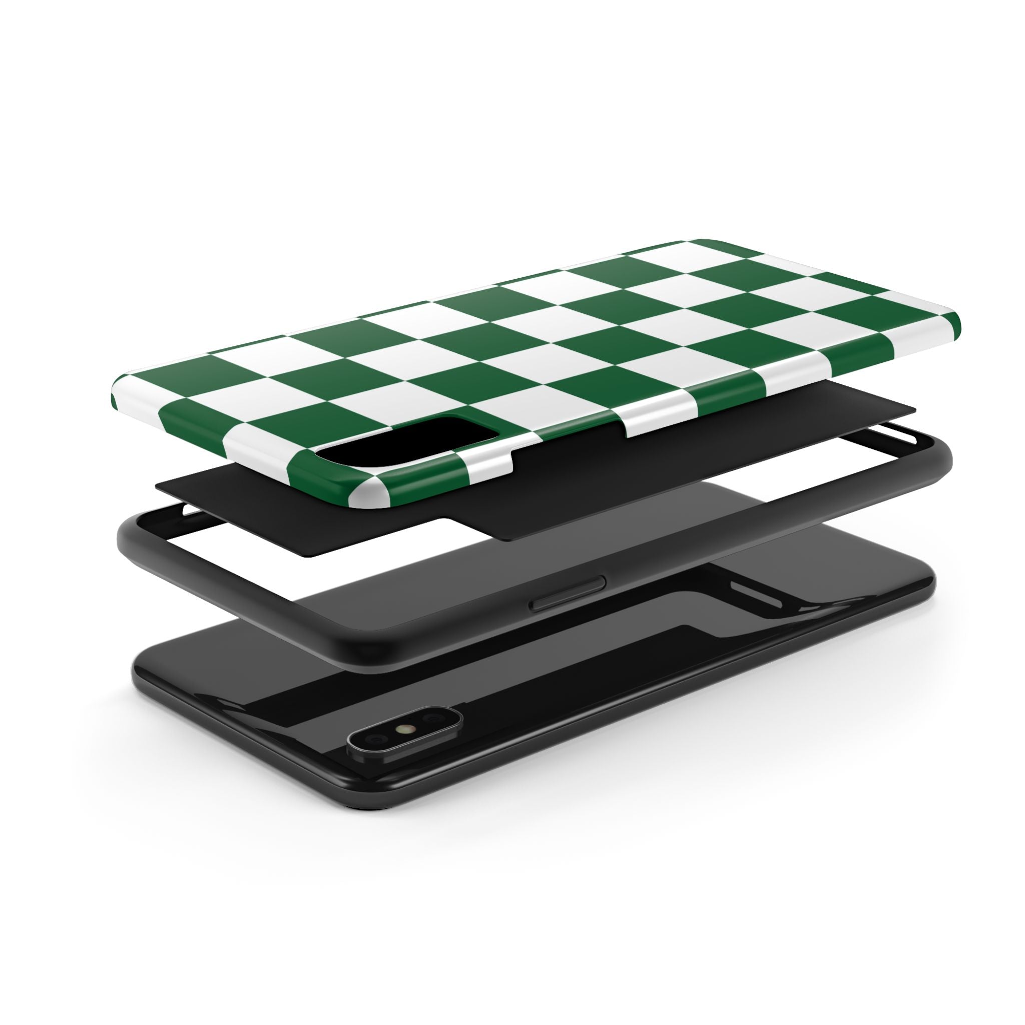 Effortlessly Chic | Green Checkered Case