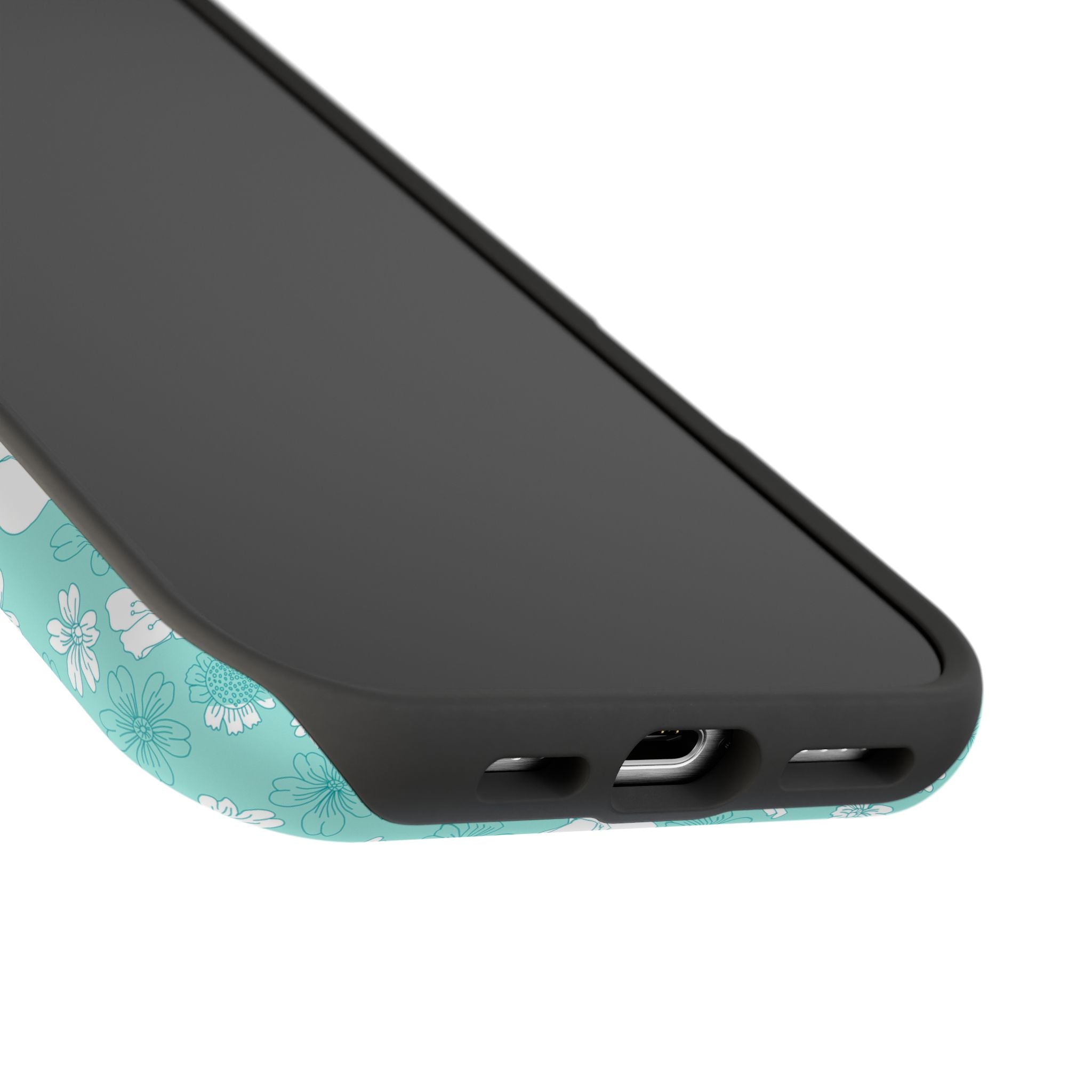 Floral Frost | Teal Floral Case