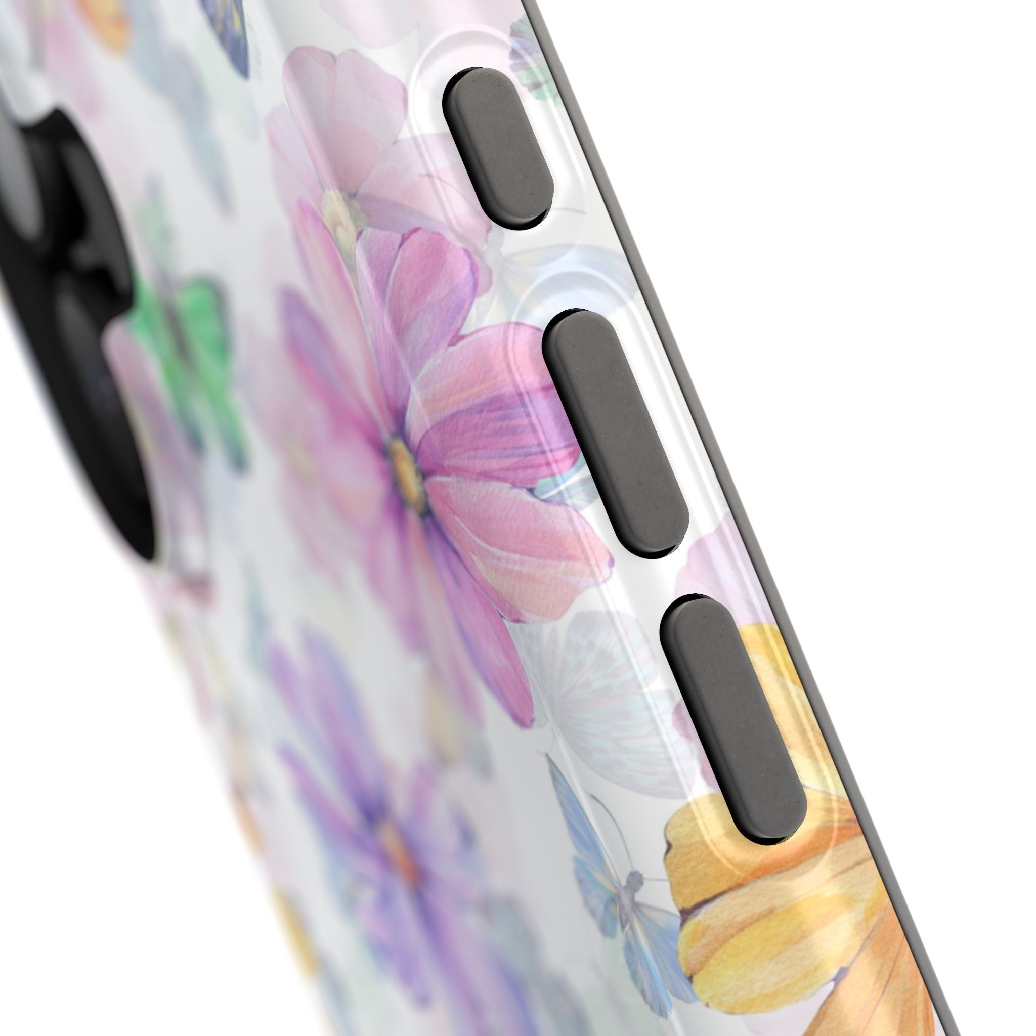 Fluttering Blooms | Watercolor Butterfly Case