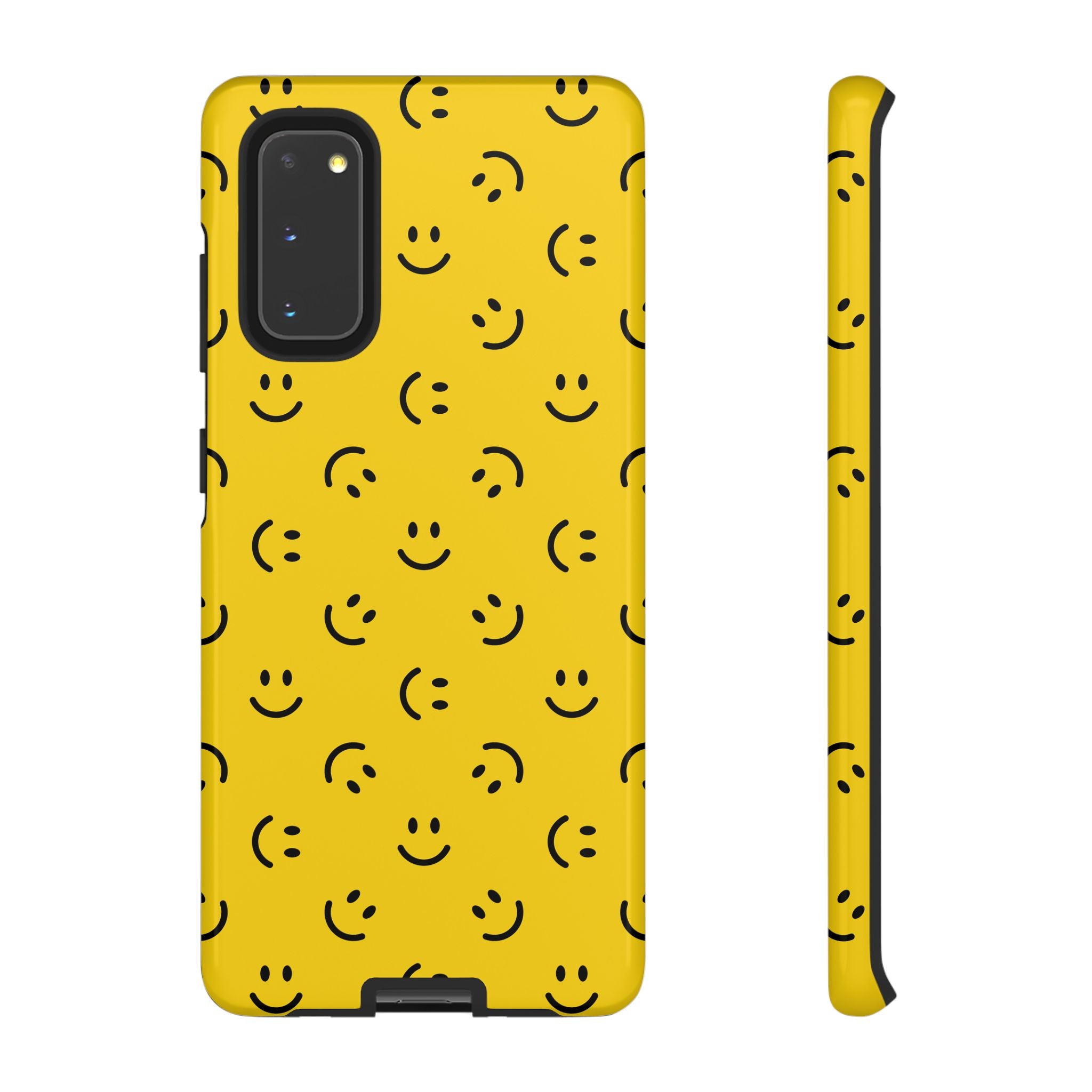 No te preocupes, sé feliz | Estuche sonriente amarillo