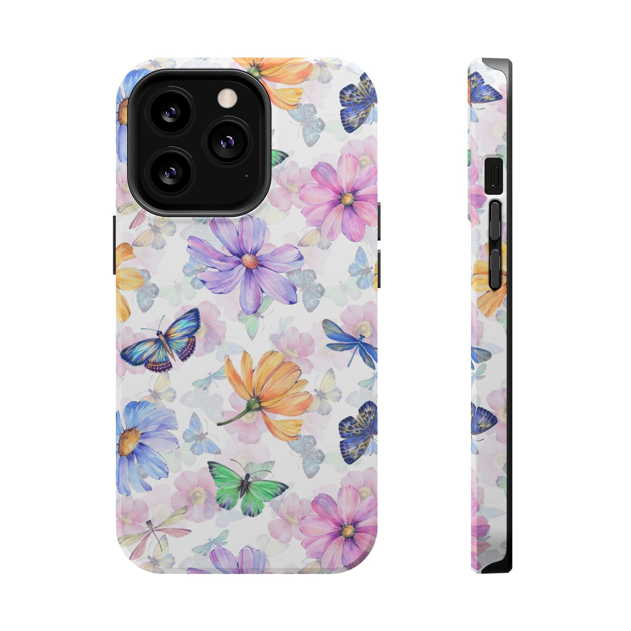 Fluttering Blooms | Watercolor Butterfly Case