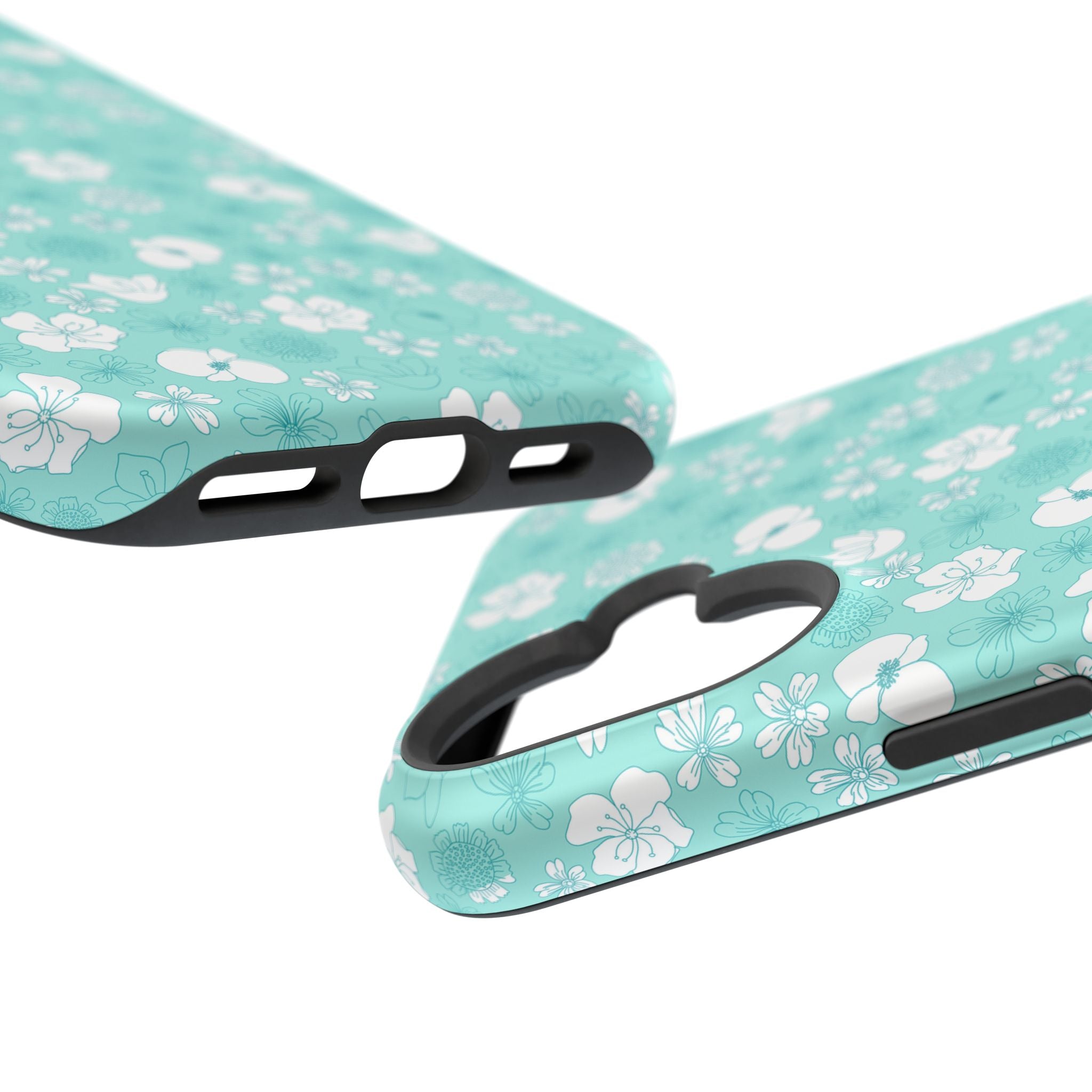 Floral Frost | Teal Floral Case