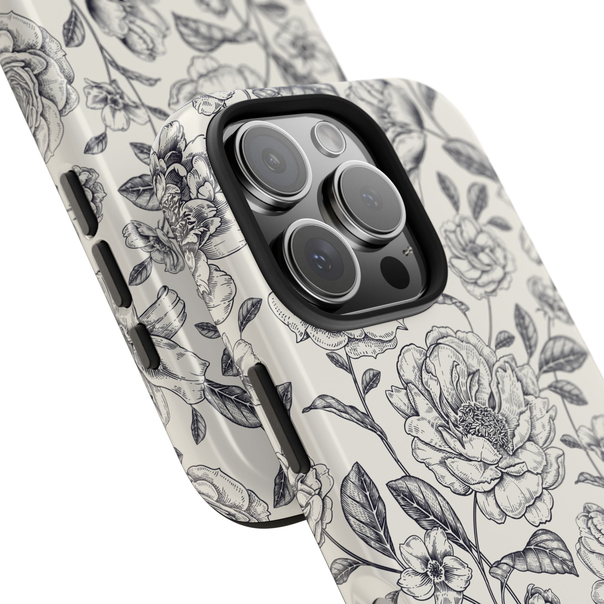 Vintage Memories | Black Flower Case