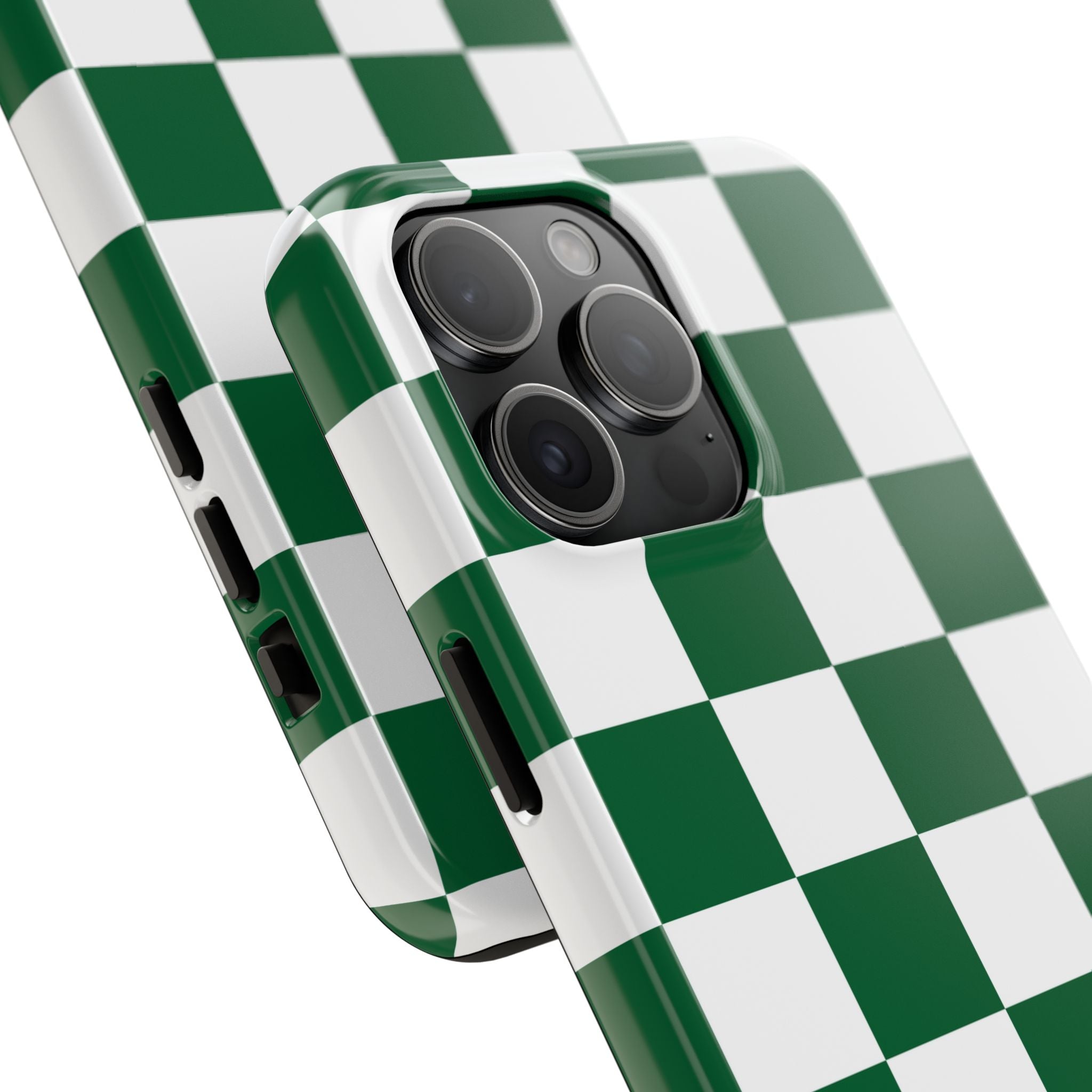 Effortlessly Chic | Green Checkered Case