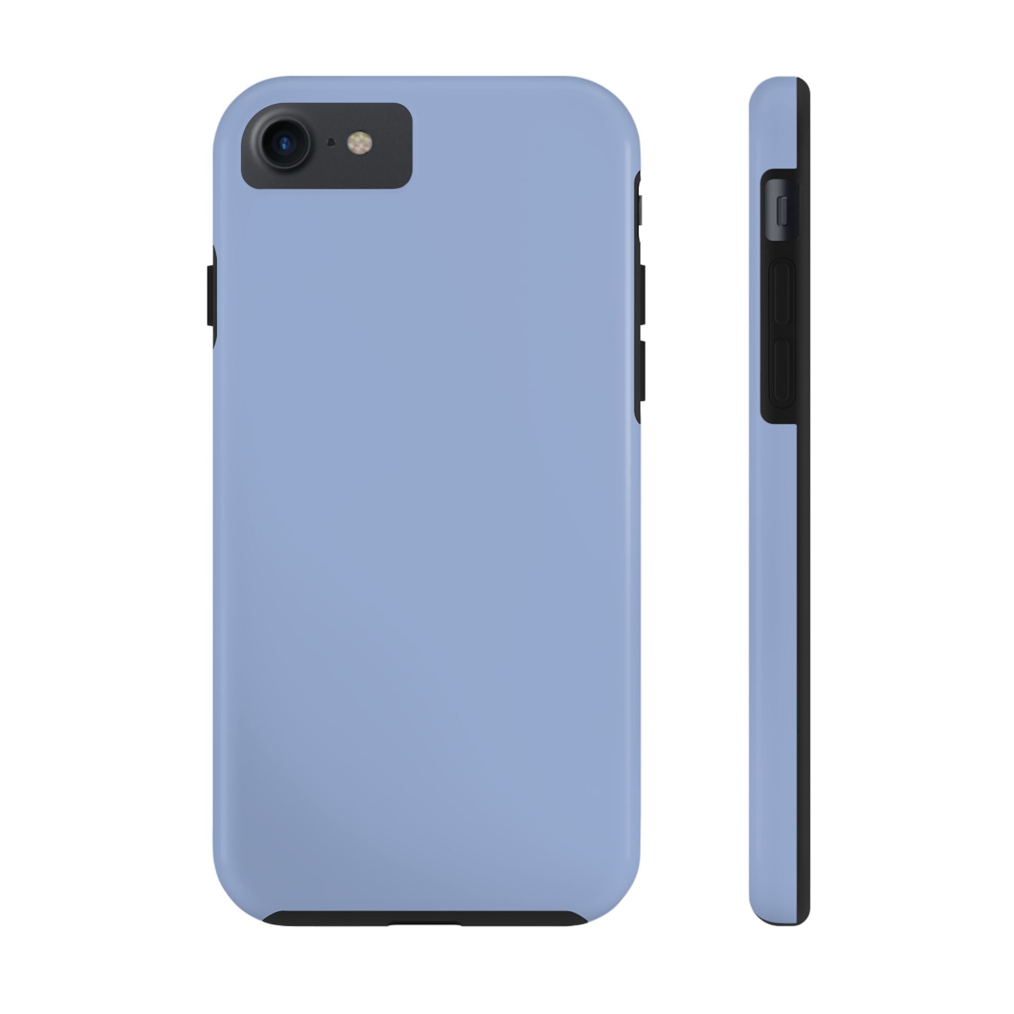 Blue Velvet iPhone 16 case, stylish and sturdy cute phone cover in solid blue design.