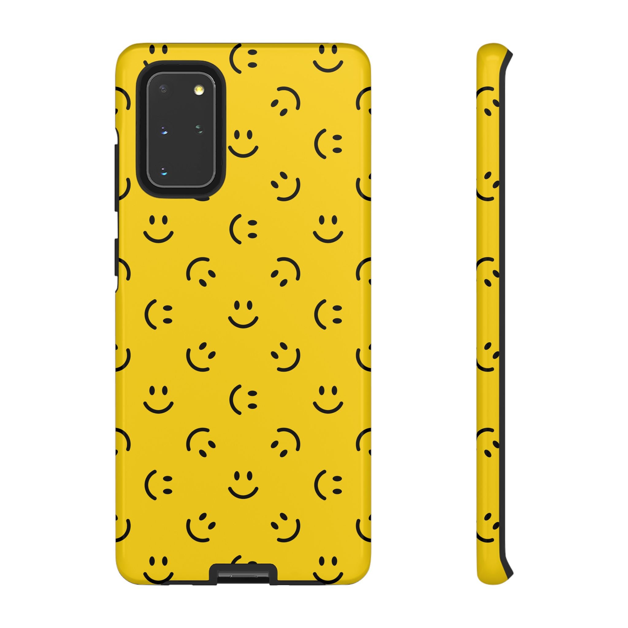 No te preocupes, sé feliz | Estuche sonriente amarillo