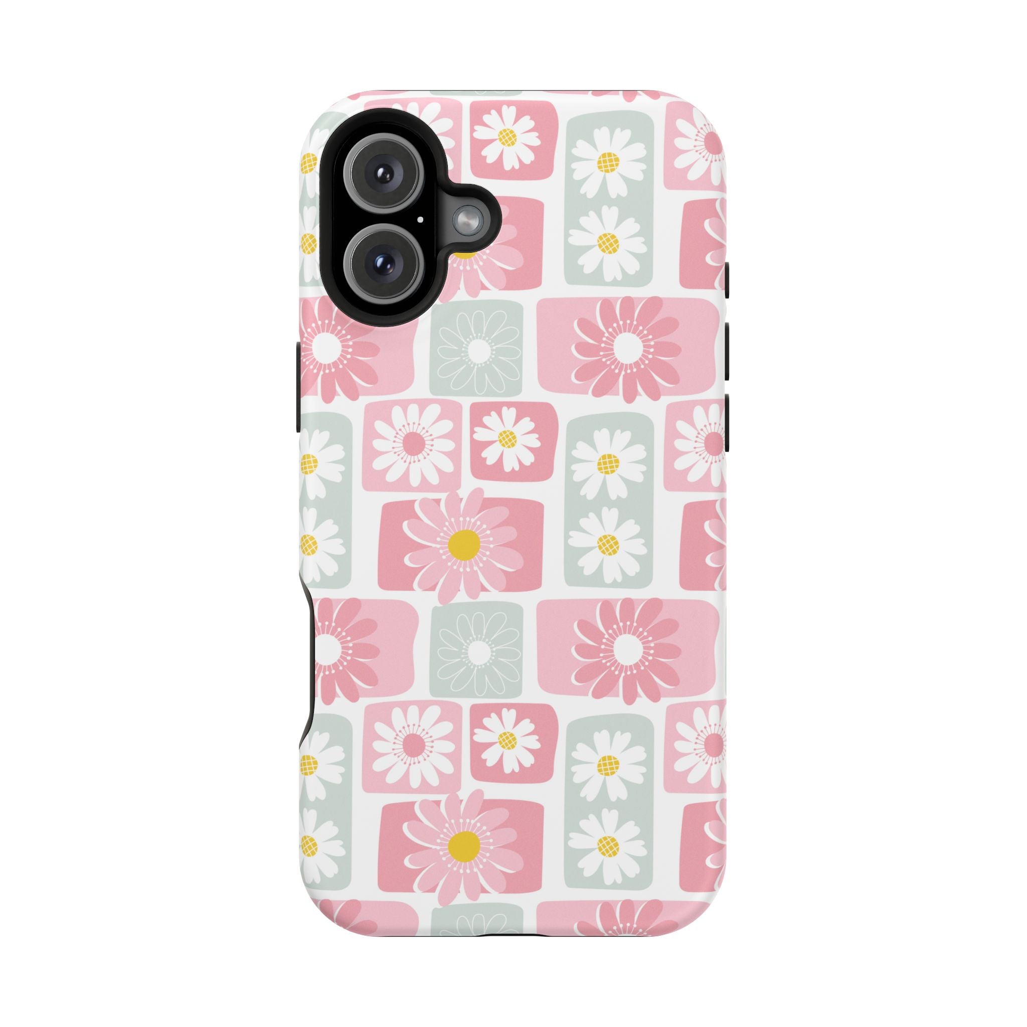 Daisy Craze | Checkered Floral Case