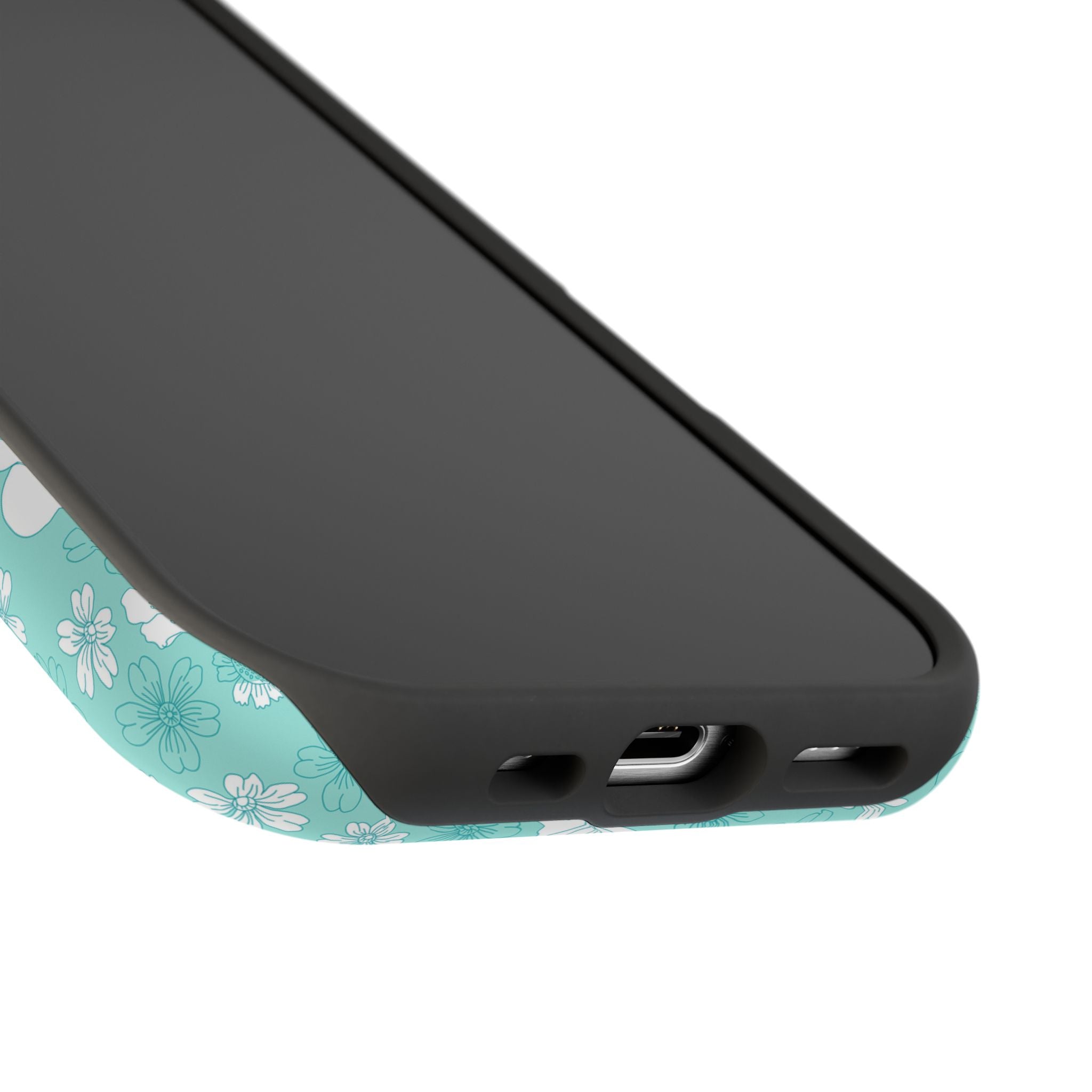 Floral Frost | Teal Floral Case