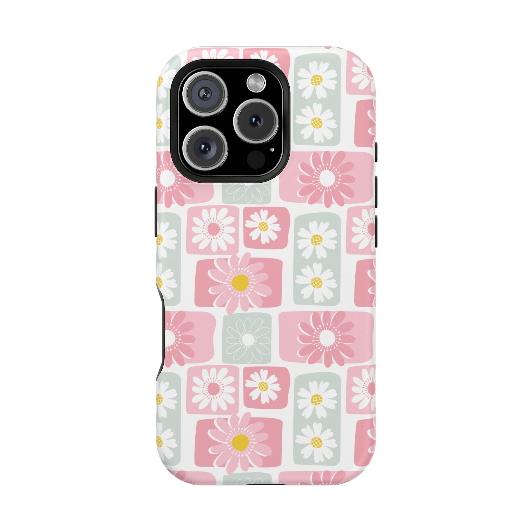 Daisy Craze | Checkered Floral Case