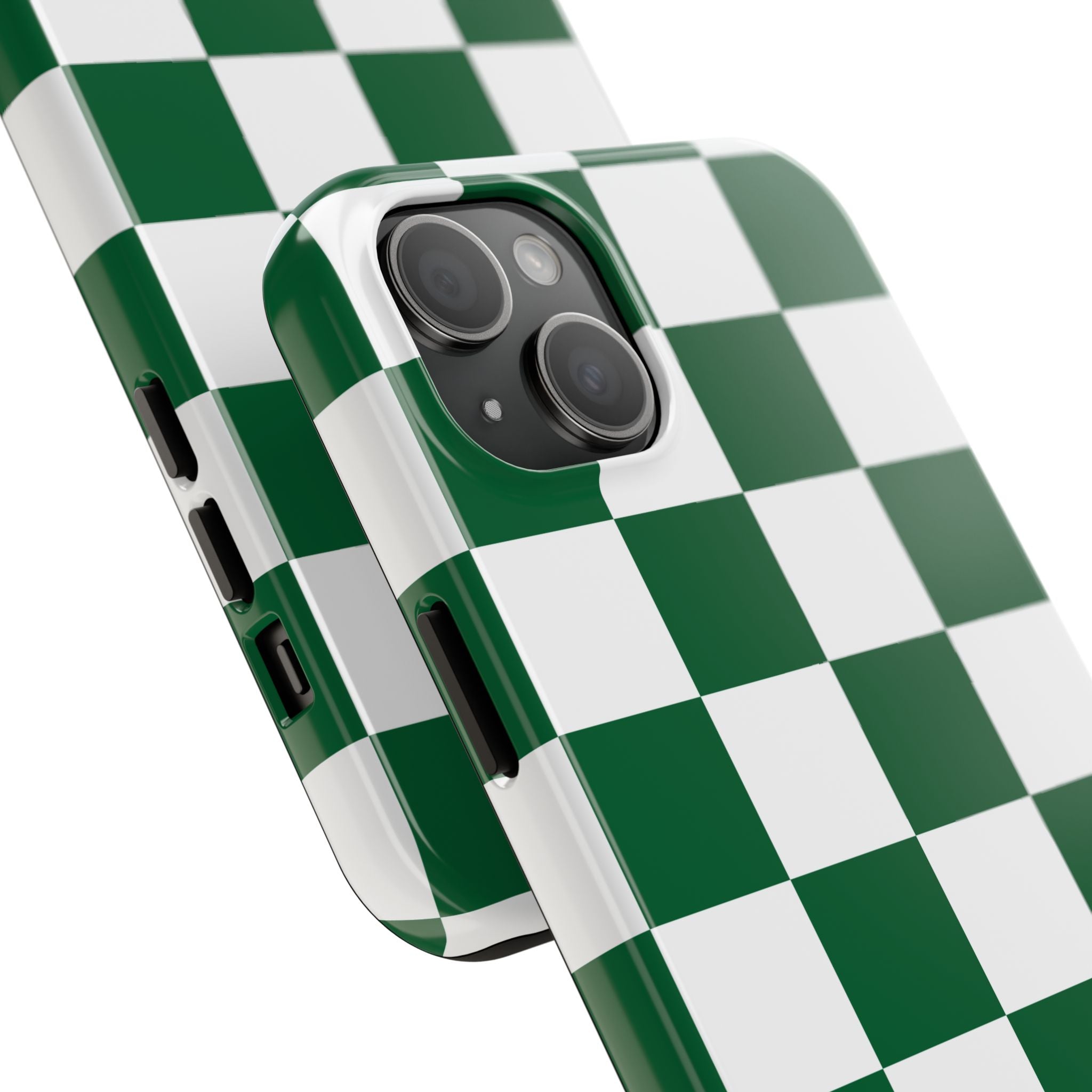 Effortlessly Chic | Green Checkered Case