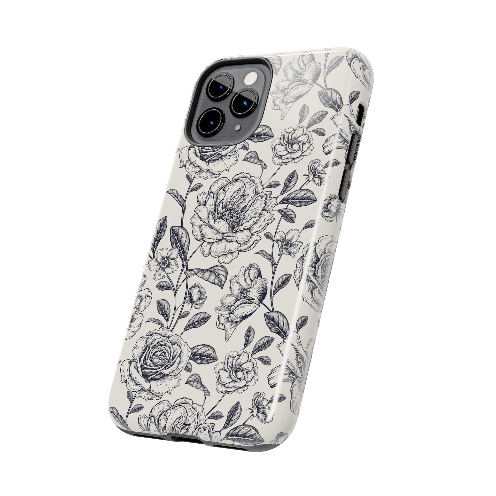 Vintage Memories | Black Flower Case