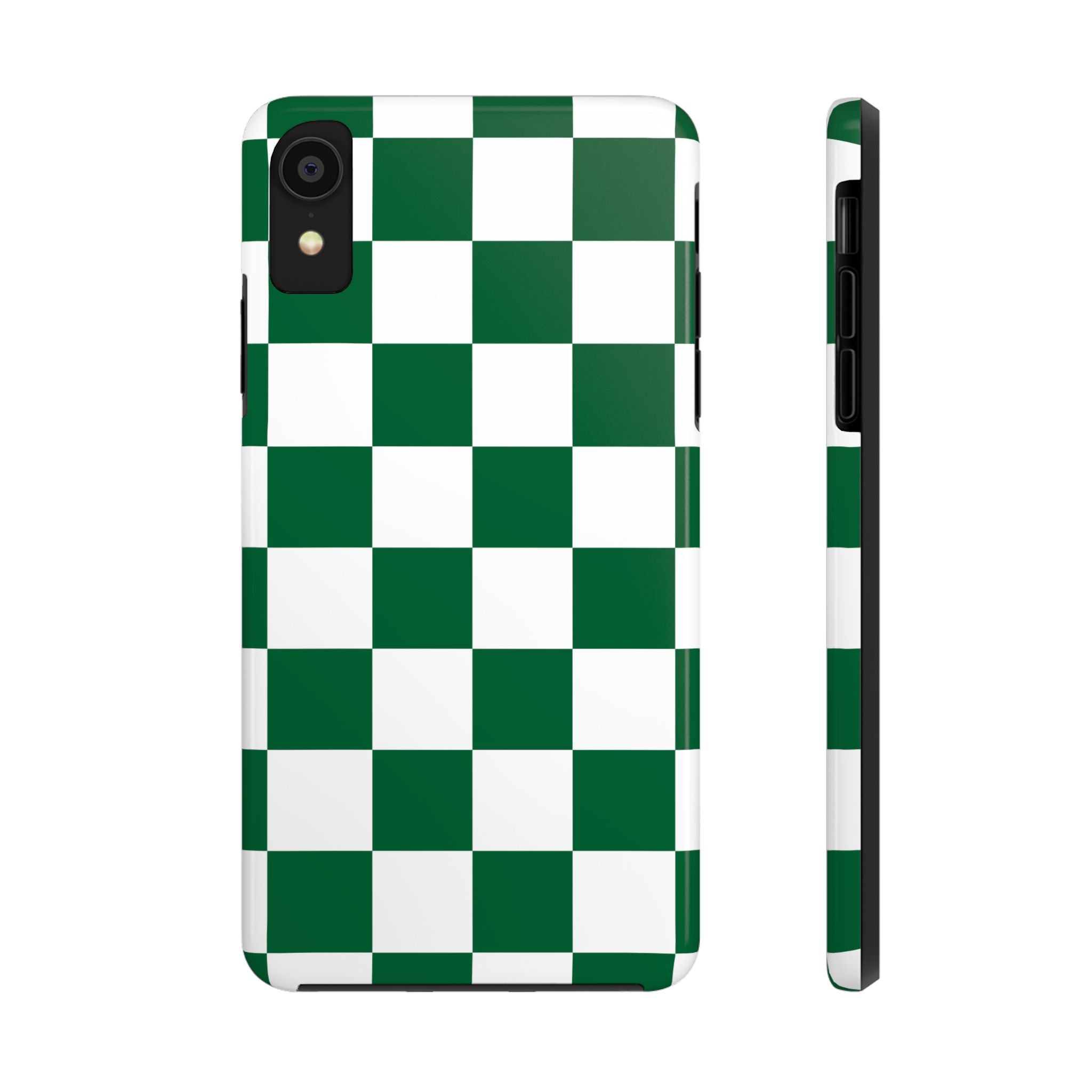 Effortlessly Chic | Green Checkered Case