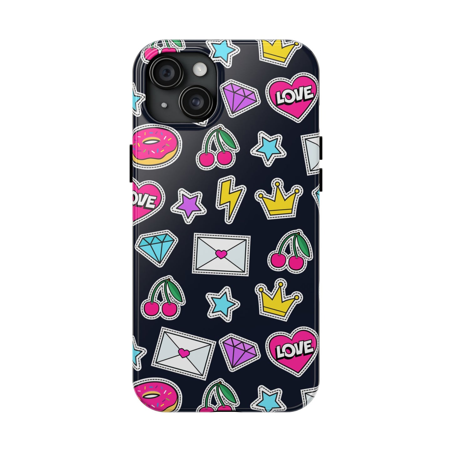 Cute Stickers | Black Case