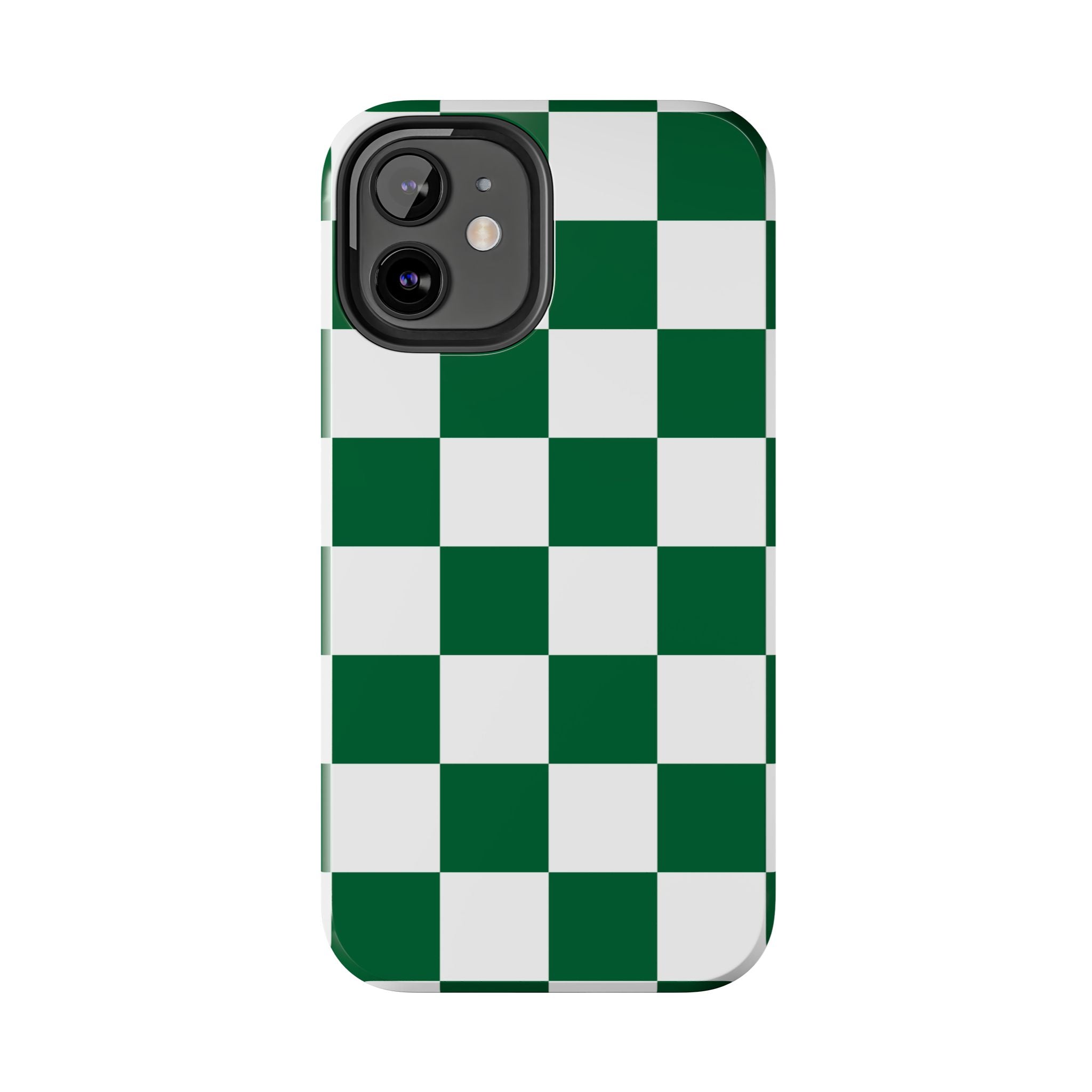 Effortlessly Chic | Green Checkered Case