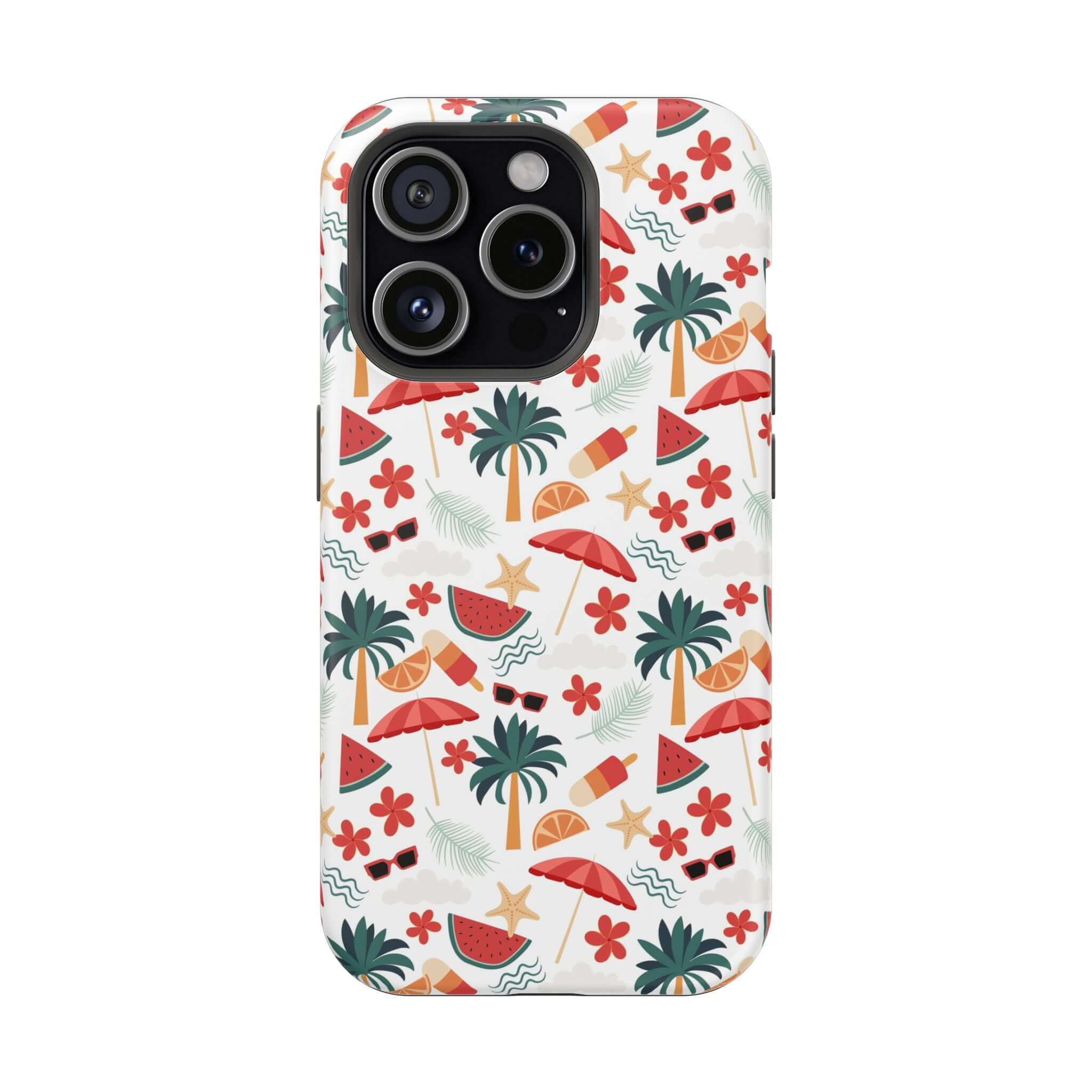 Cute iPhone 14 case with playful beach design and free shipping. Perfect summer phone cover for style-conscious users.