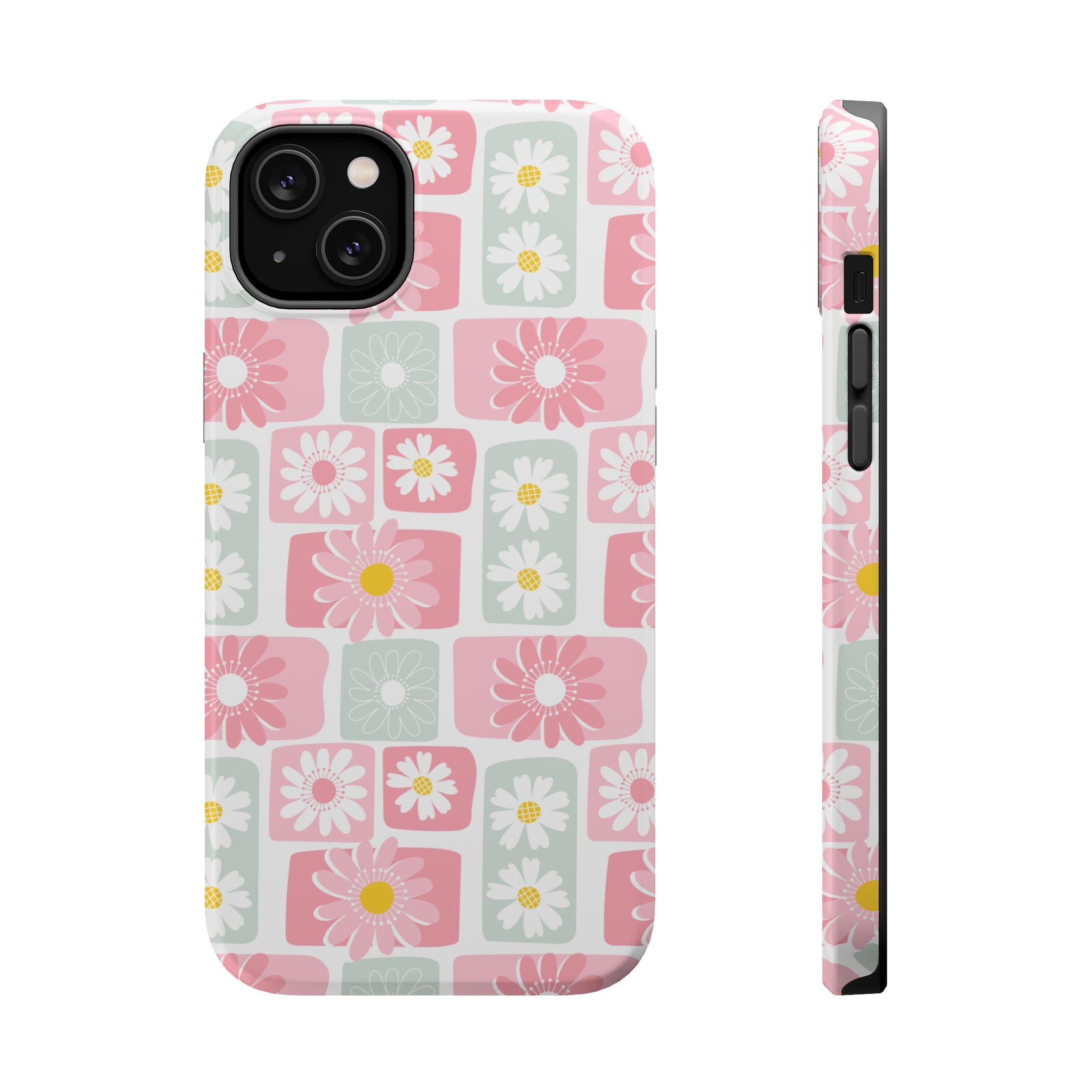 Daisy Craze | Checkered Floral Case