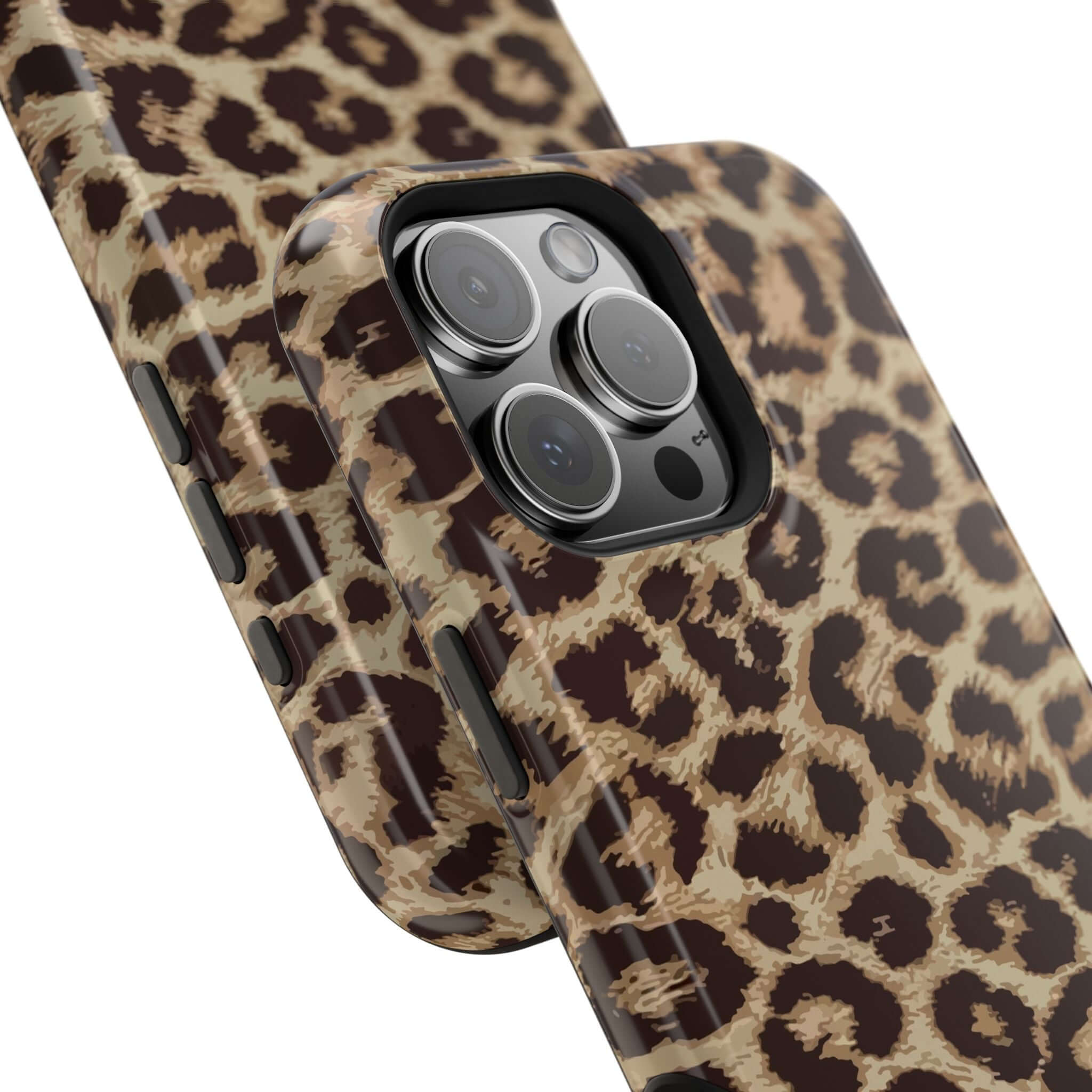 Stylish Savannah Rush Cheetah Case with MagSafe for iPhone 16, featuring bold animal print and cute design.