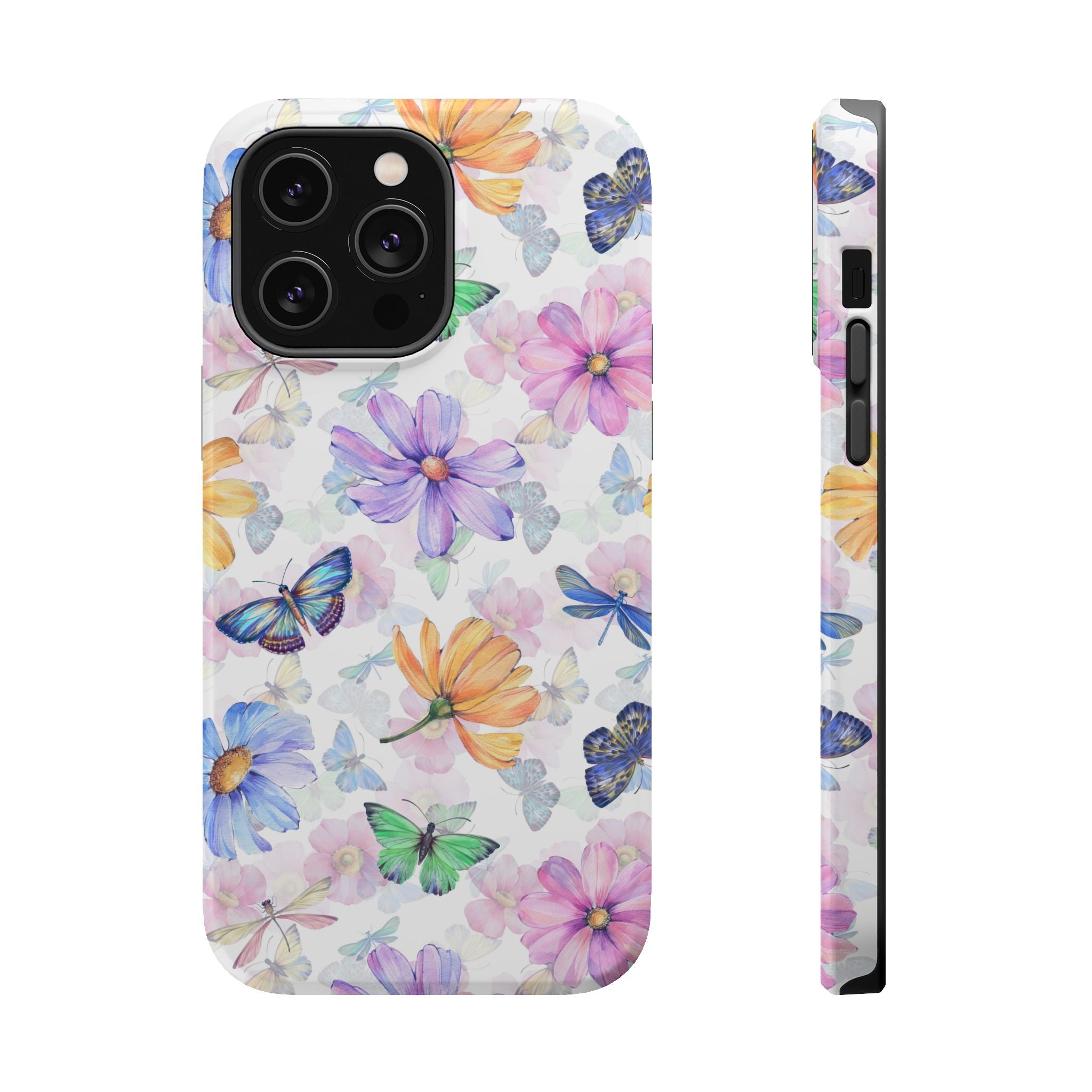 Fluttering Blooms | Watercolor Butterfly Case