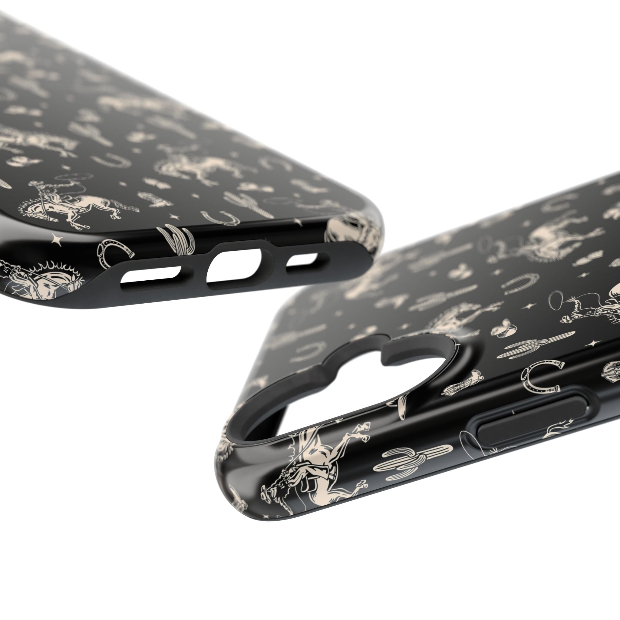 Twilight Cowgirl | Black Western Case