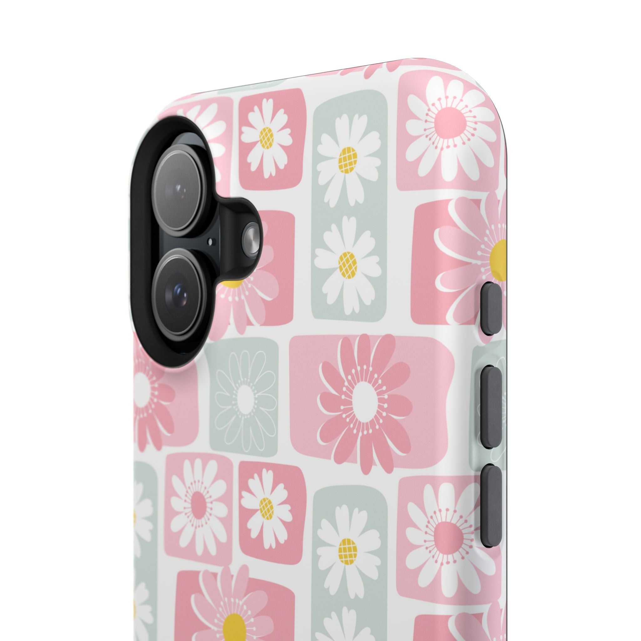 Daisy Craze | Checkered Floral Case