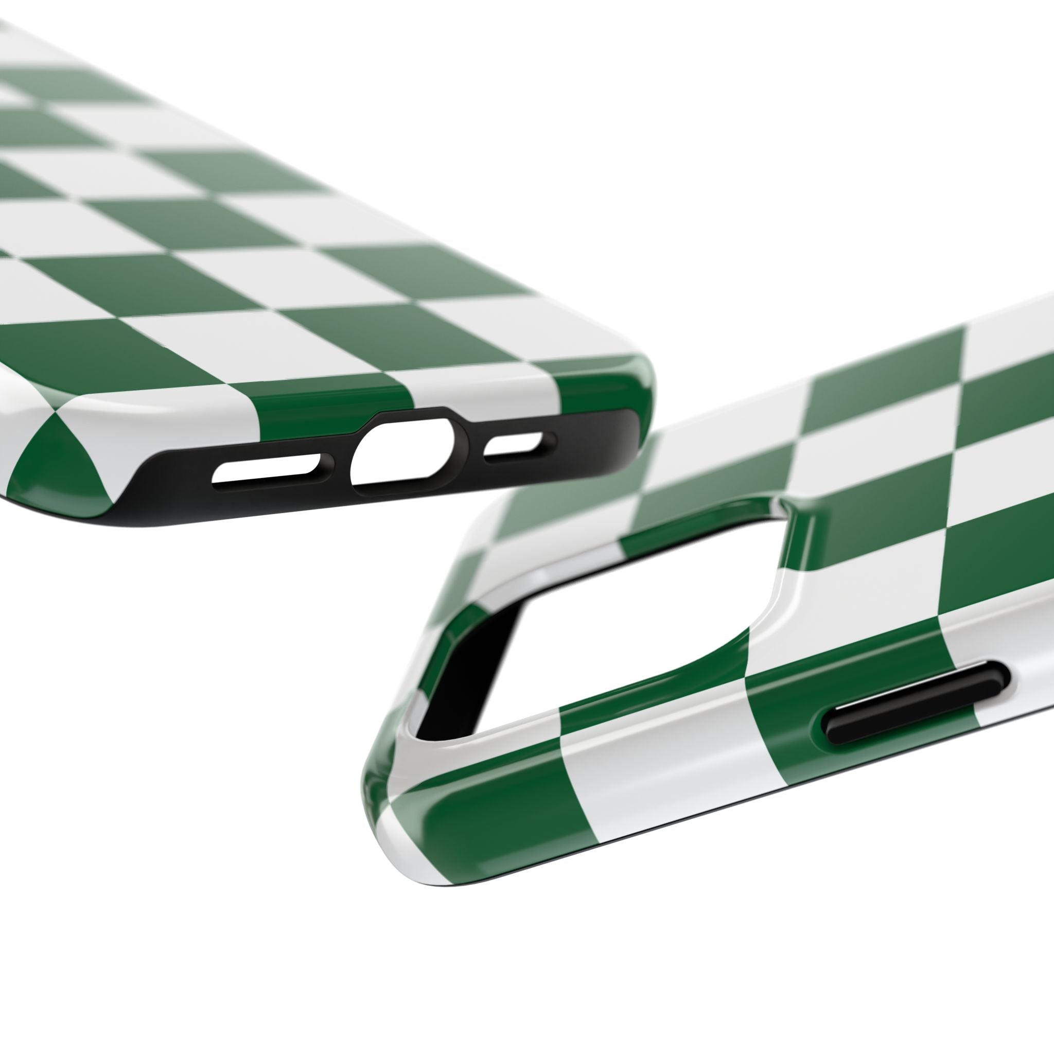 Effortlessly Chic | Green Checkered Case