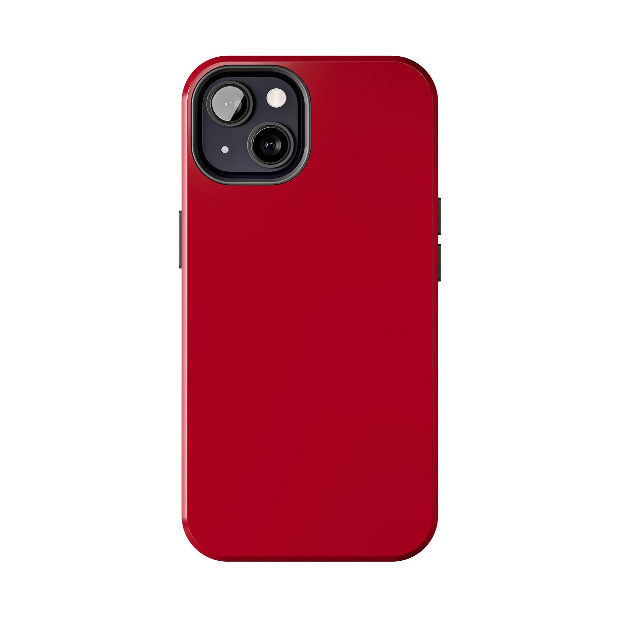 Solid red candy apple phone case for iPhone 16, offering stylish and cute protection with aesthetic appeal.