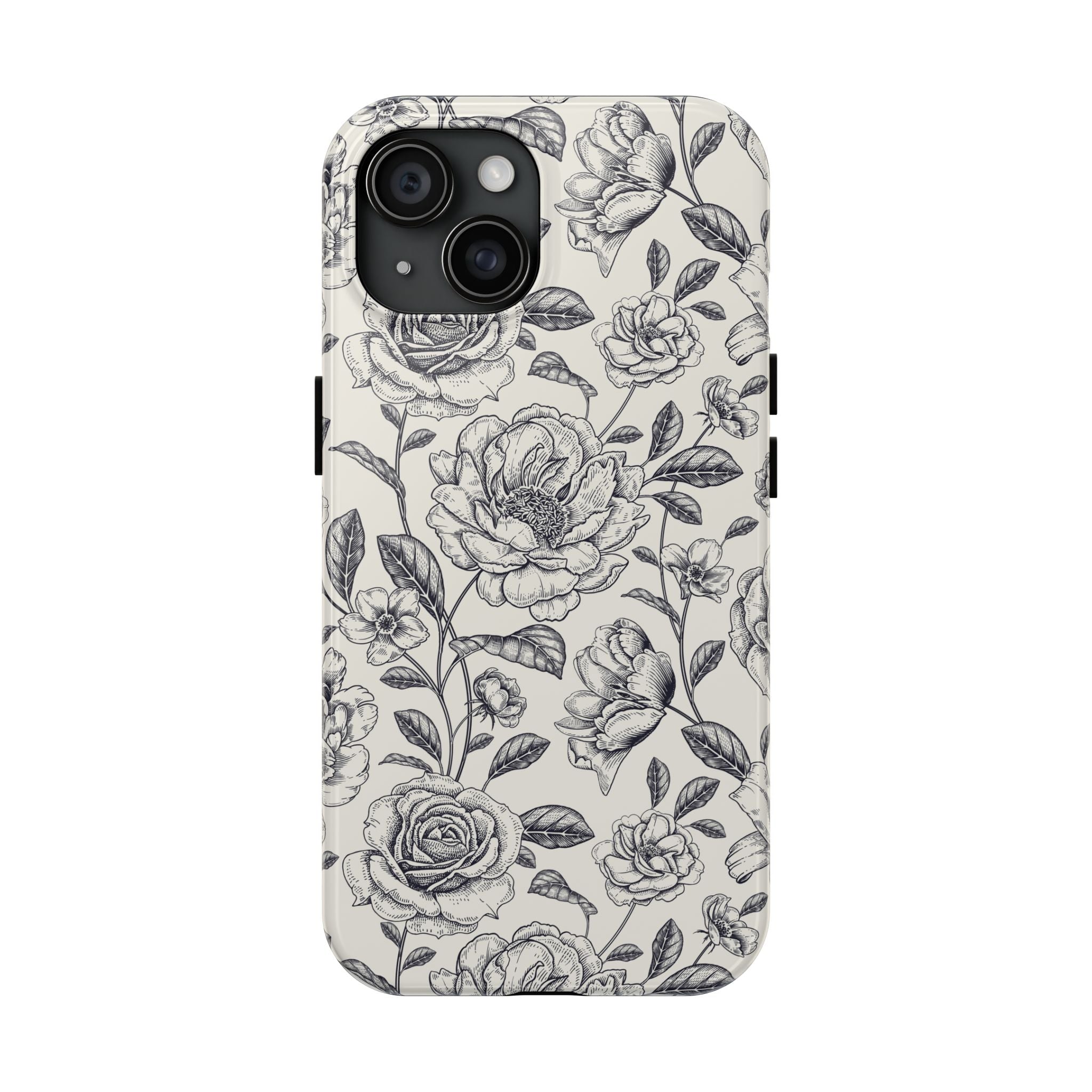 Vintage Memories | Black Flower Case