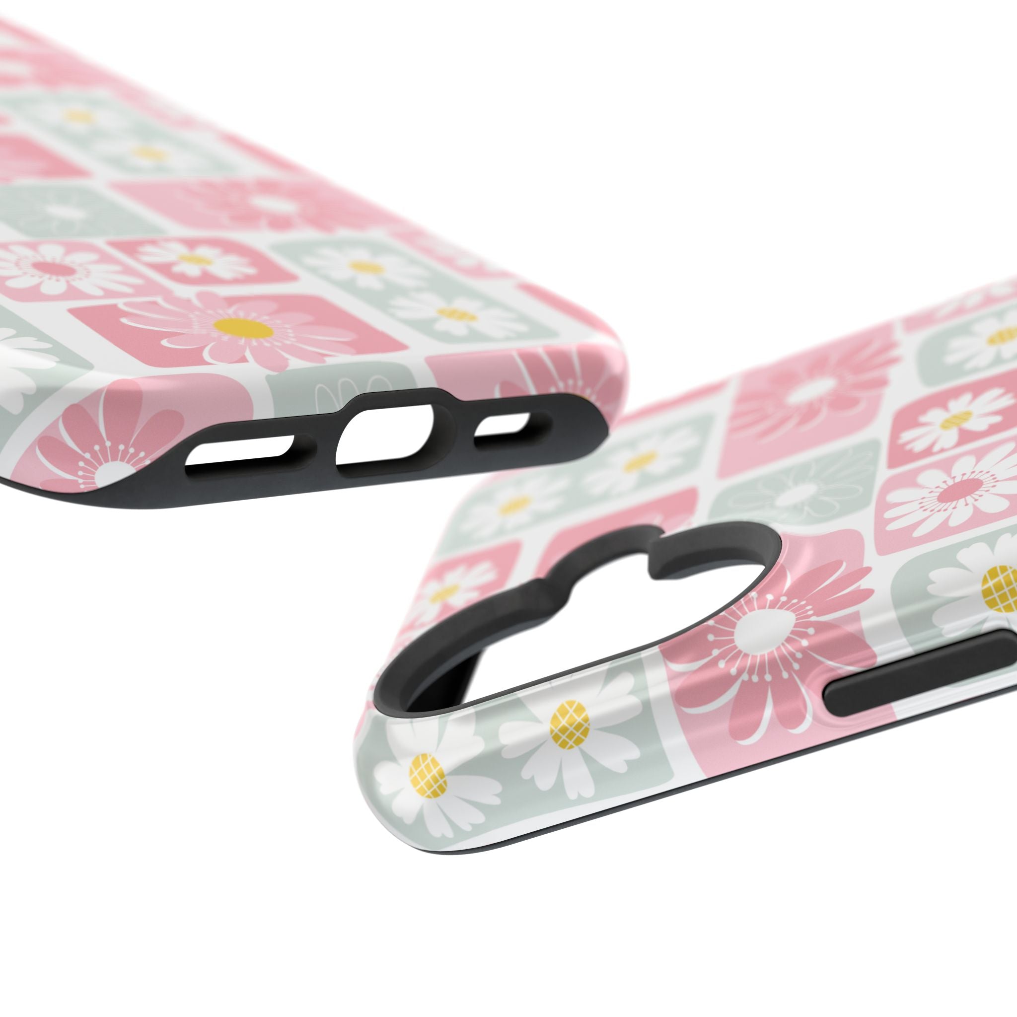 Daisy Craze | Checkered Floral Case