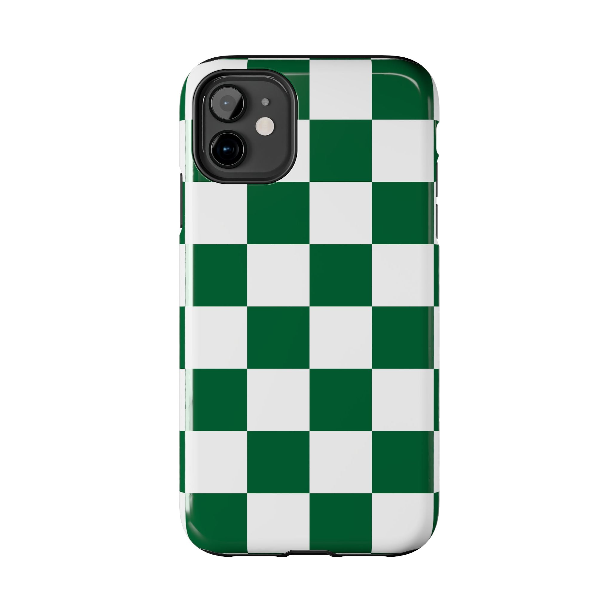 Effortlessly Chic | Green Checkered Case