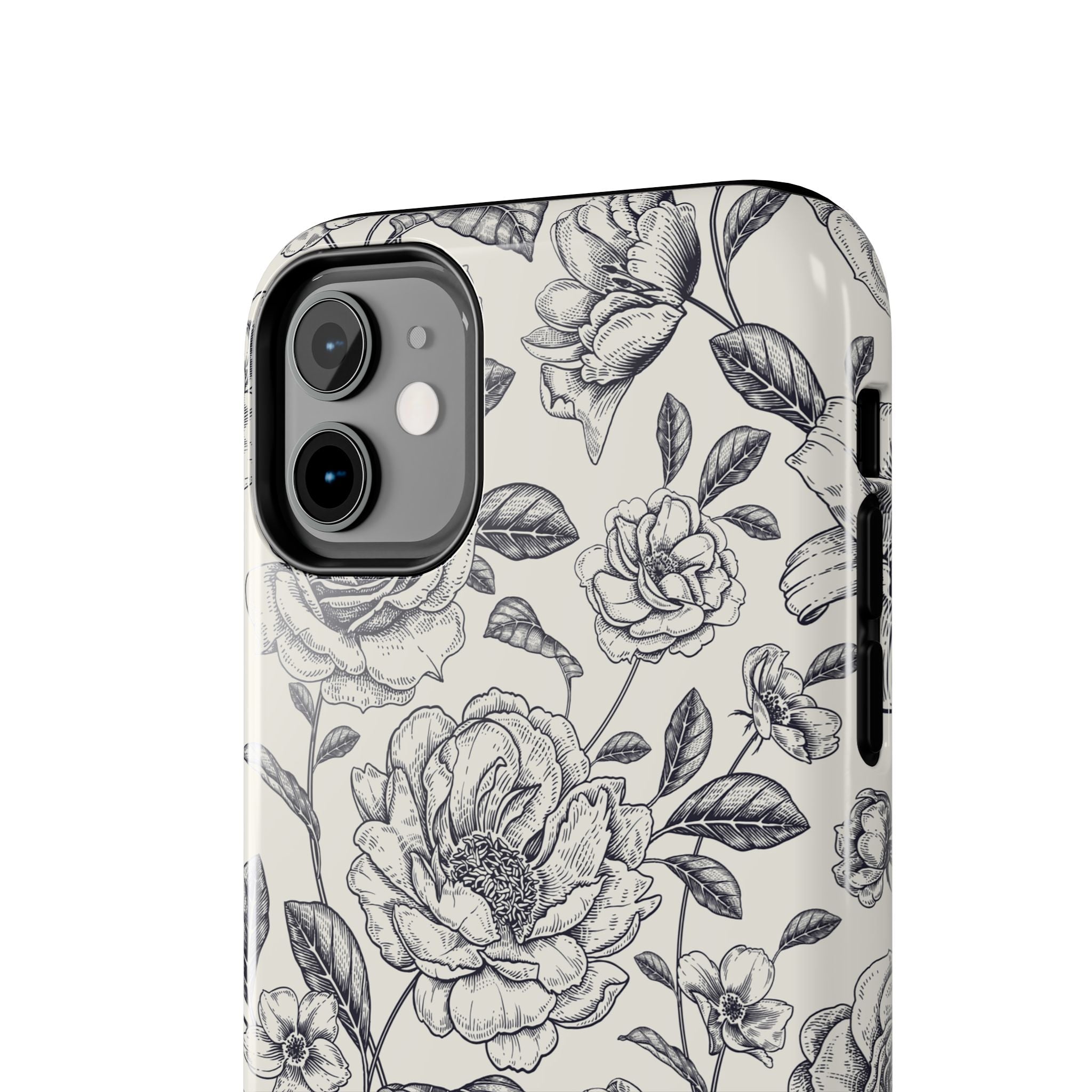 Vintage Memories | Black Flower Case