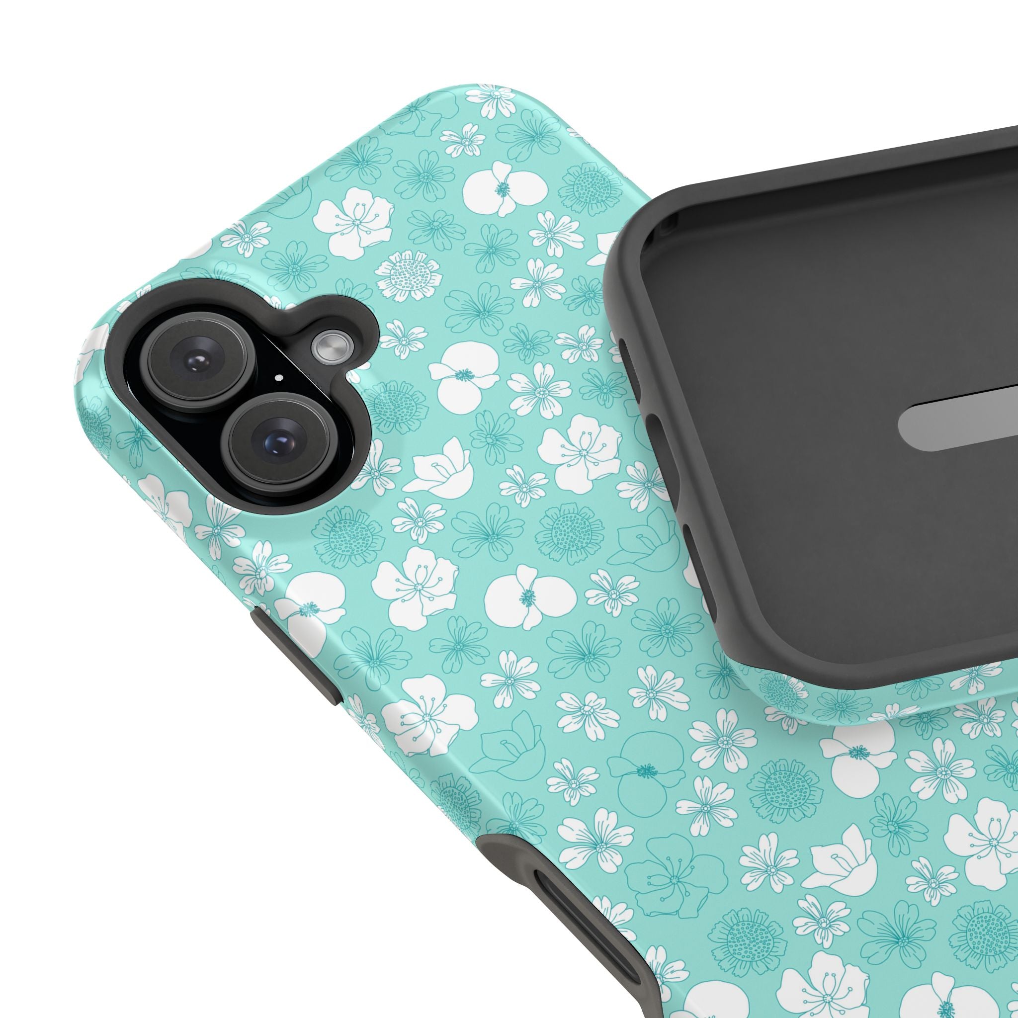 Floral Frost | Teal Floral Case