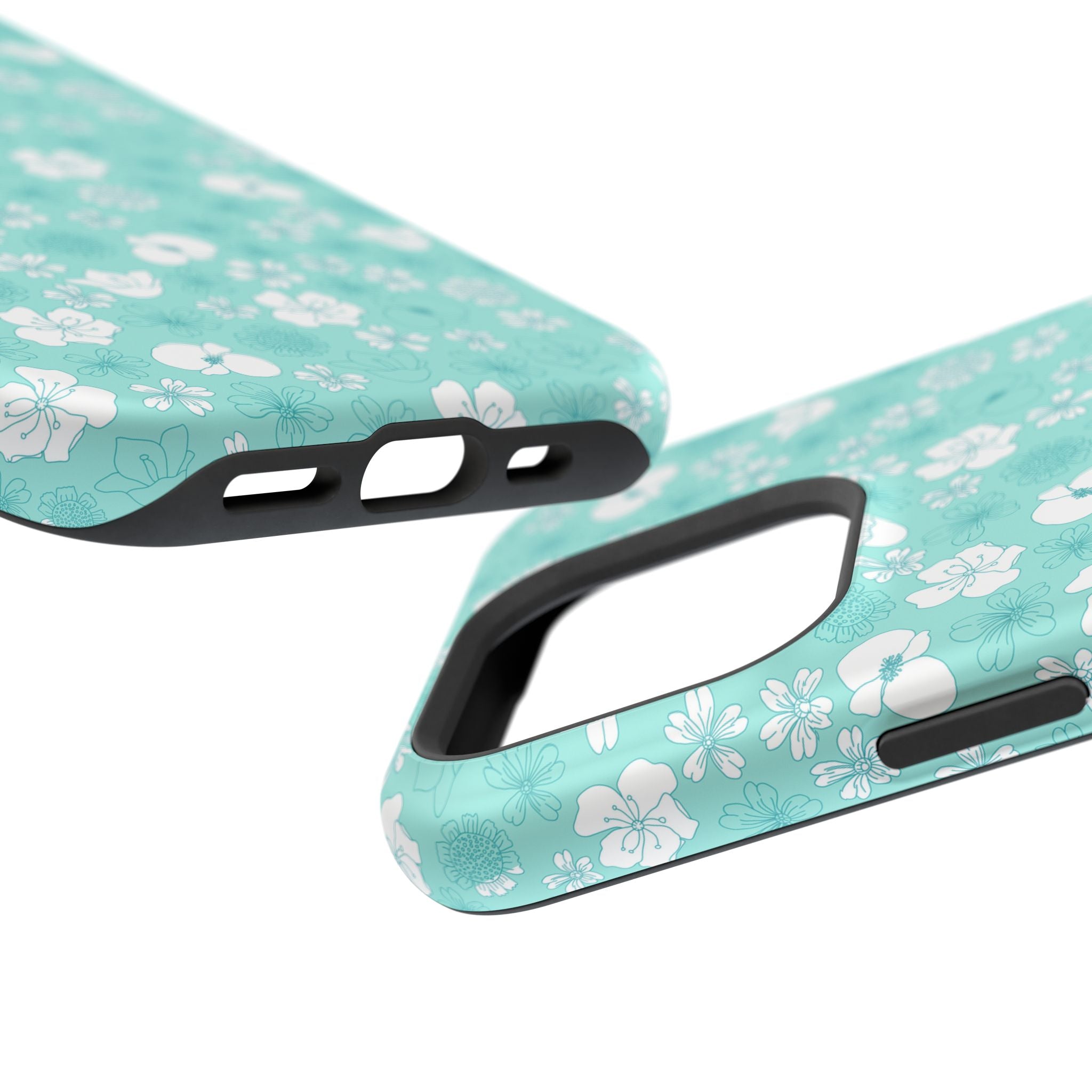 Floral Frost | Teal Floral Case