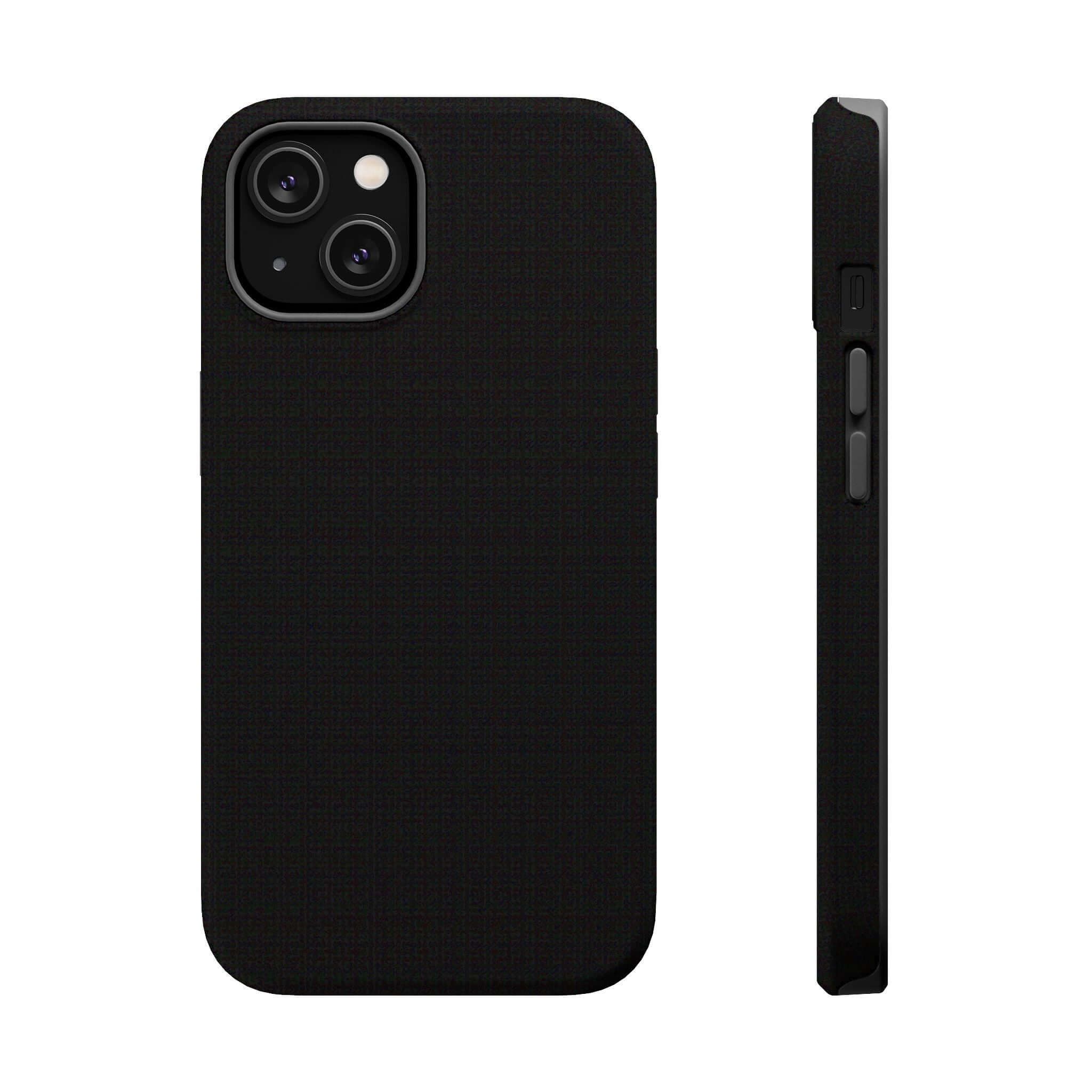 Black Tie solid black iPhone case, a cute and durable phone case with free shipping.