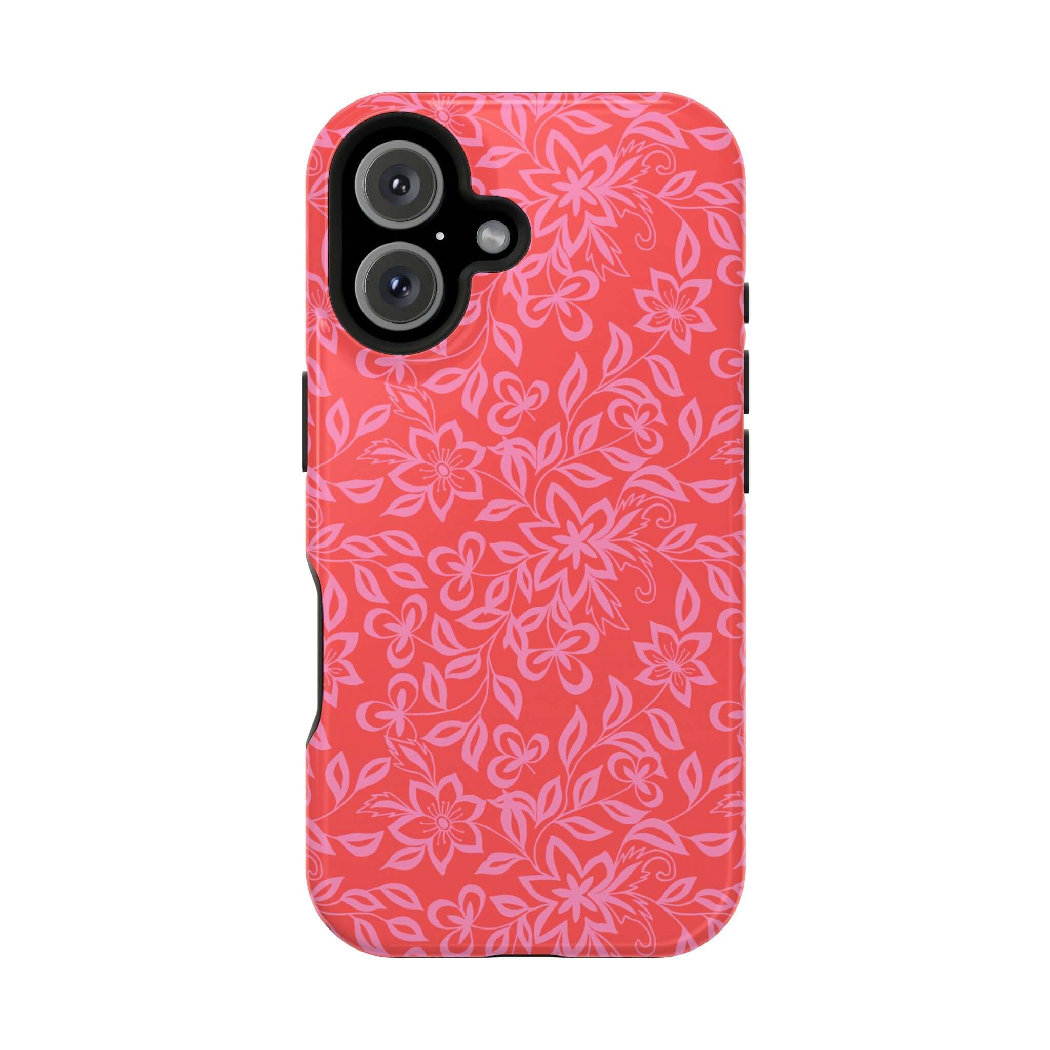 Love Blooms | Red Floral Case