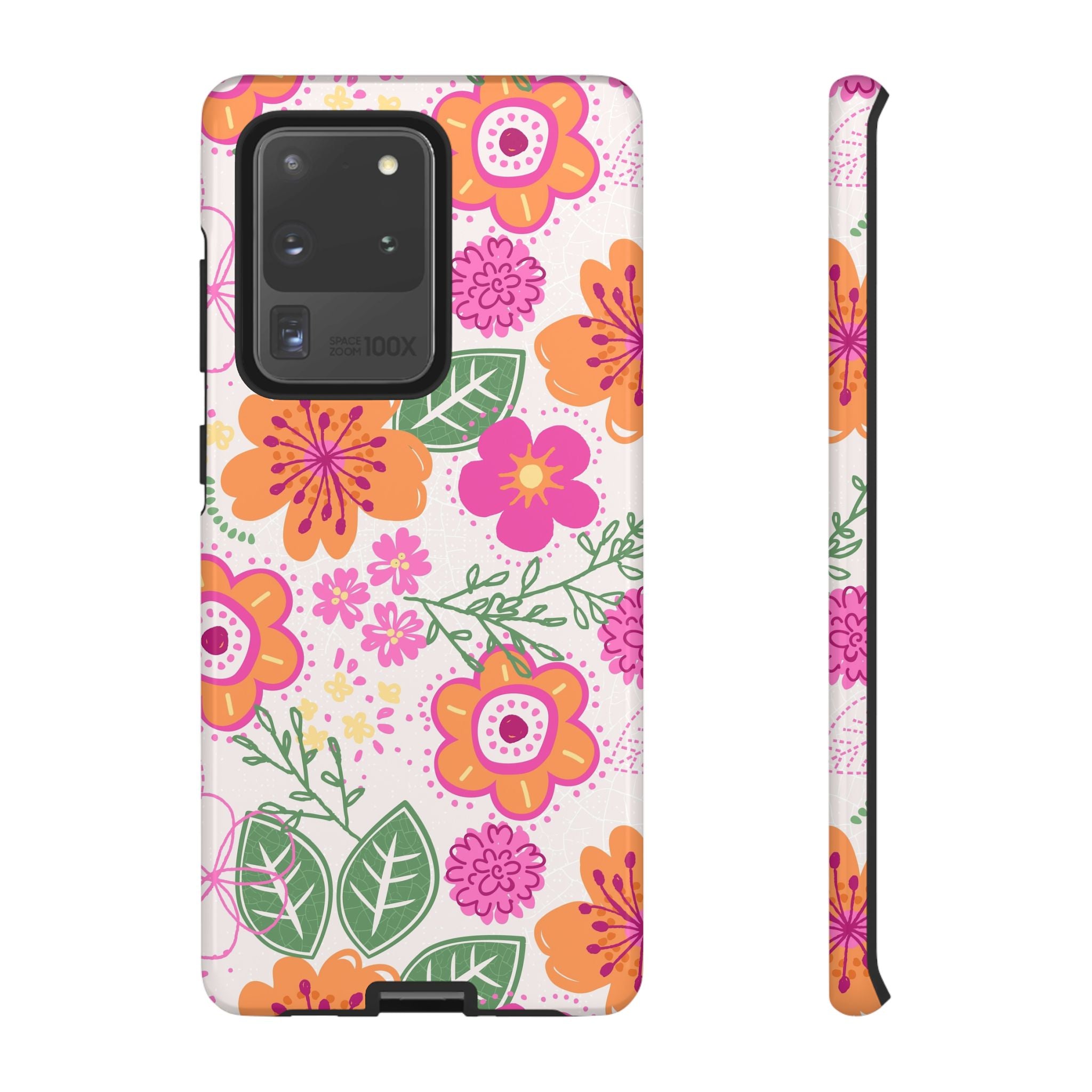 Hola | Estuche floral rosa