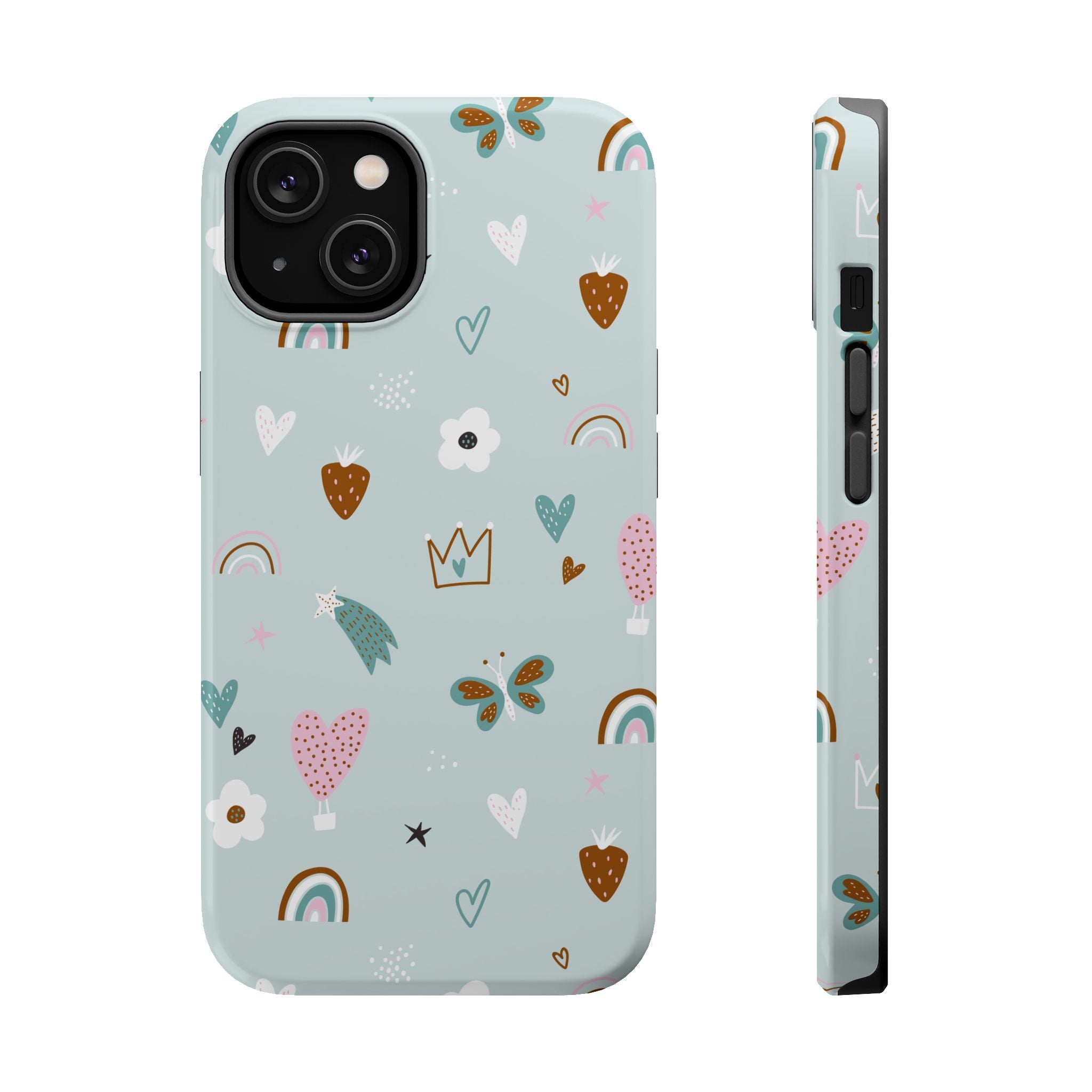 Doodle Delight | Teal Charms Case