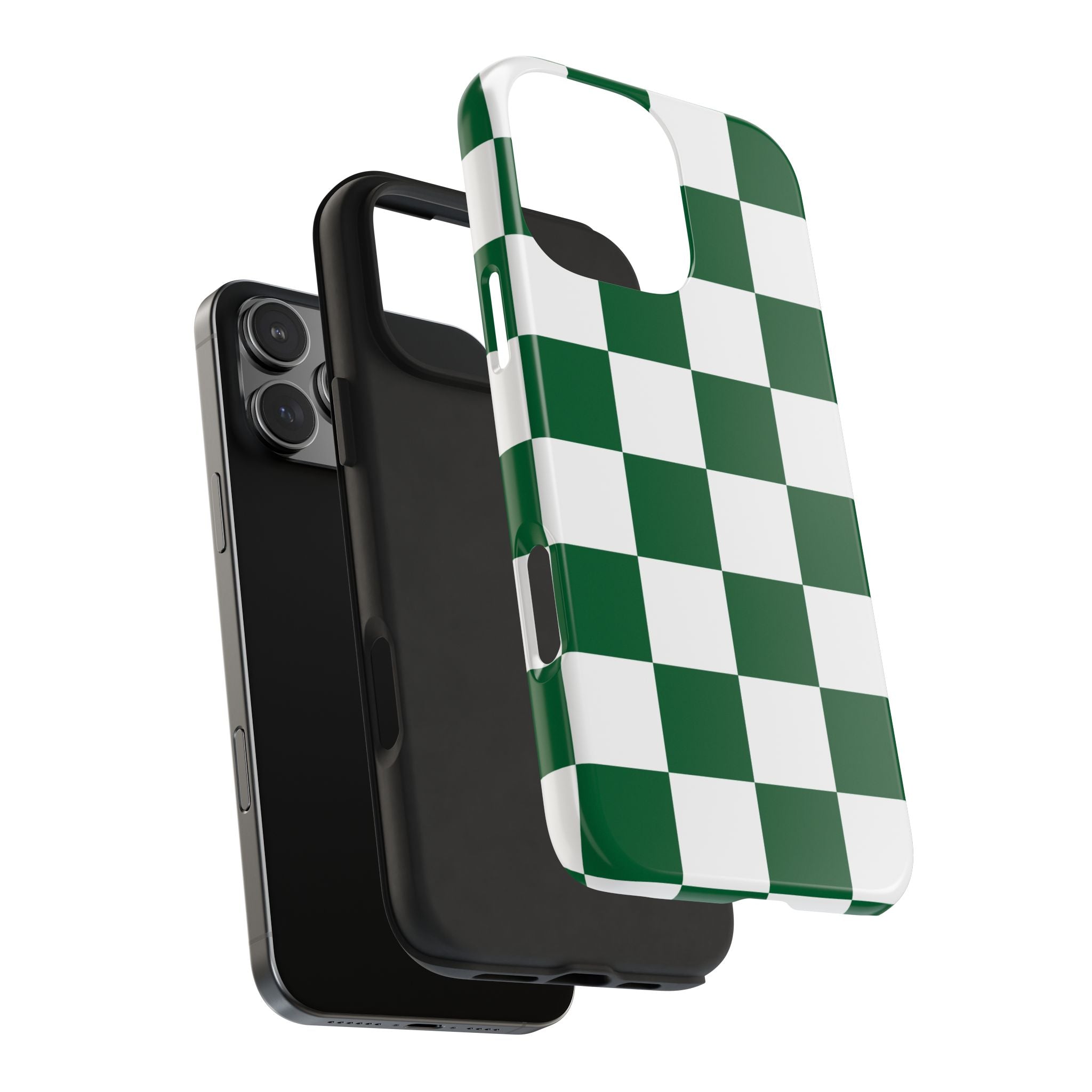 Effortlessly Chic | Green Checkered Case